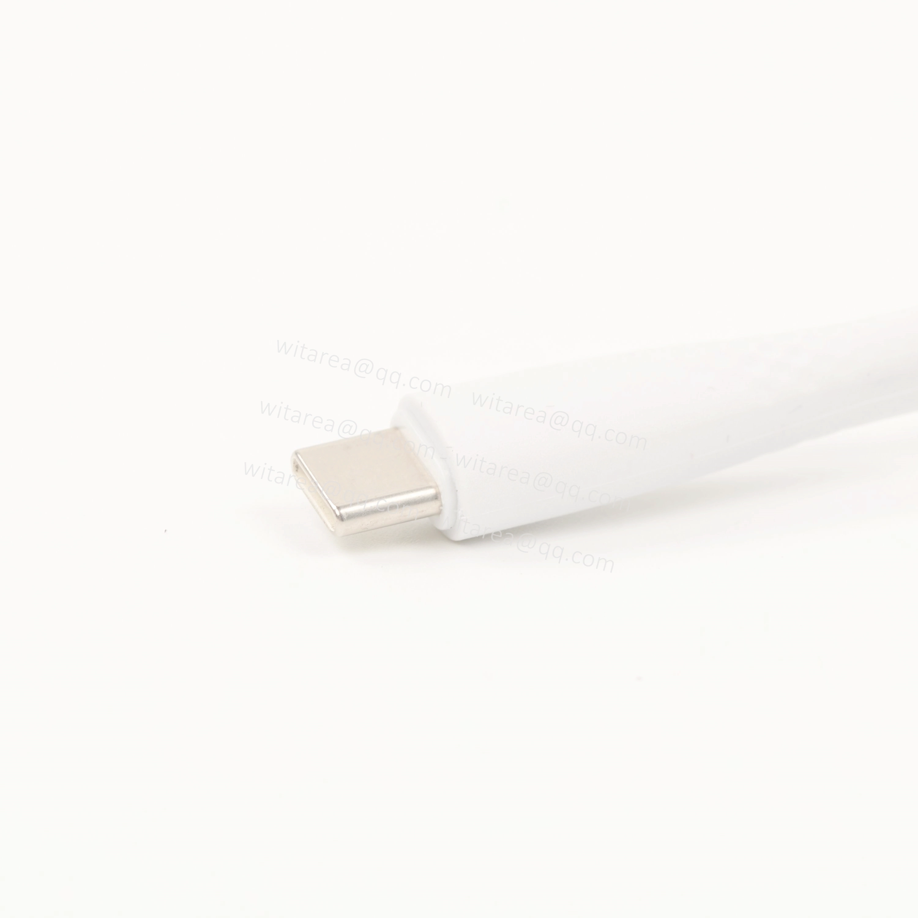 Custom braided USB type C cable with LED light