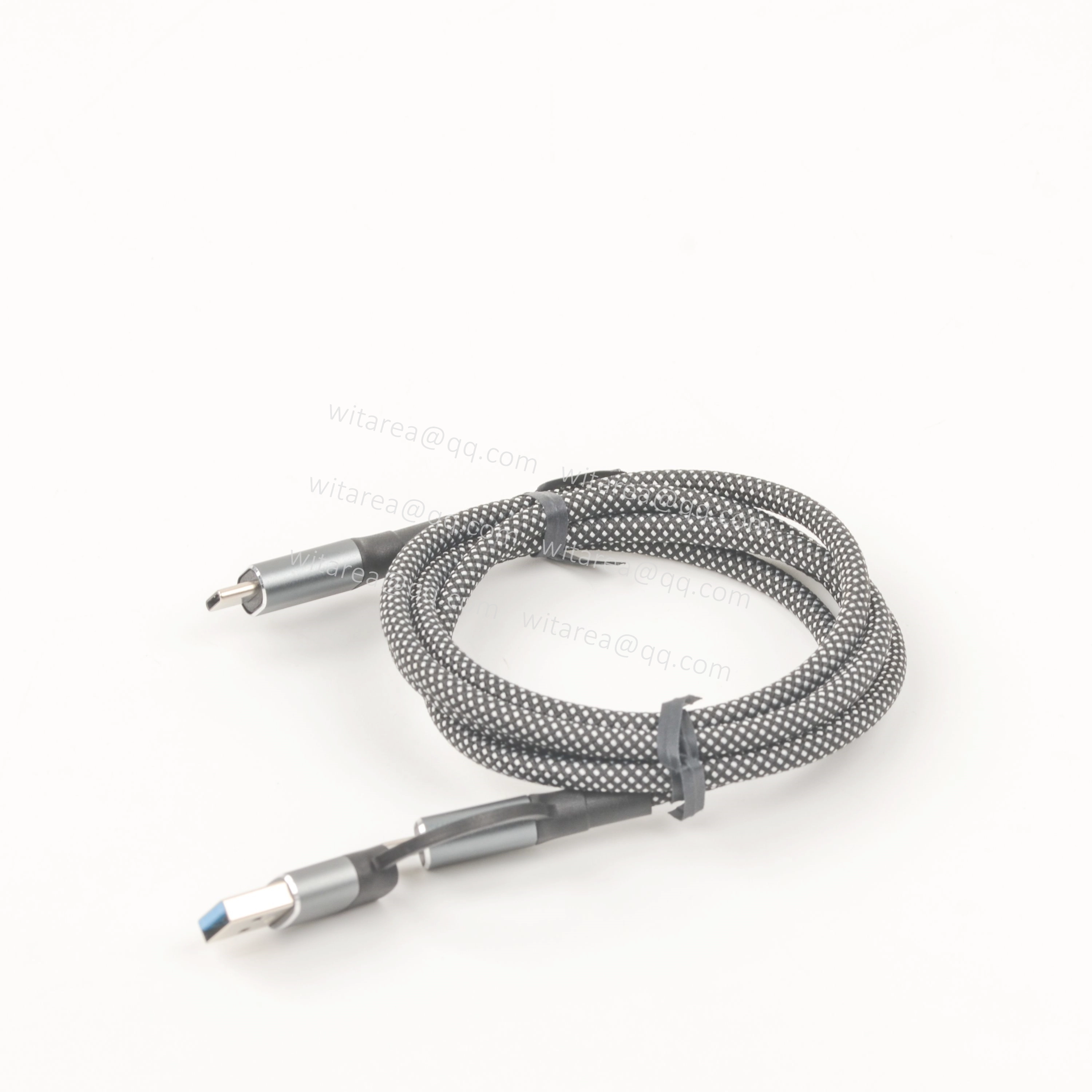 2-in-1 USB-A to USB-C to USB-C Cable