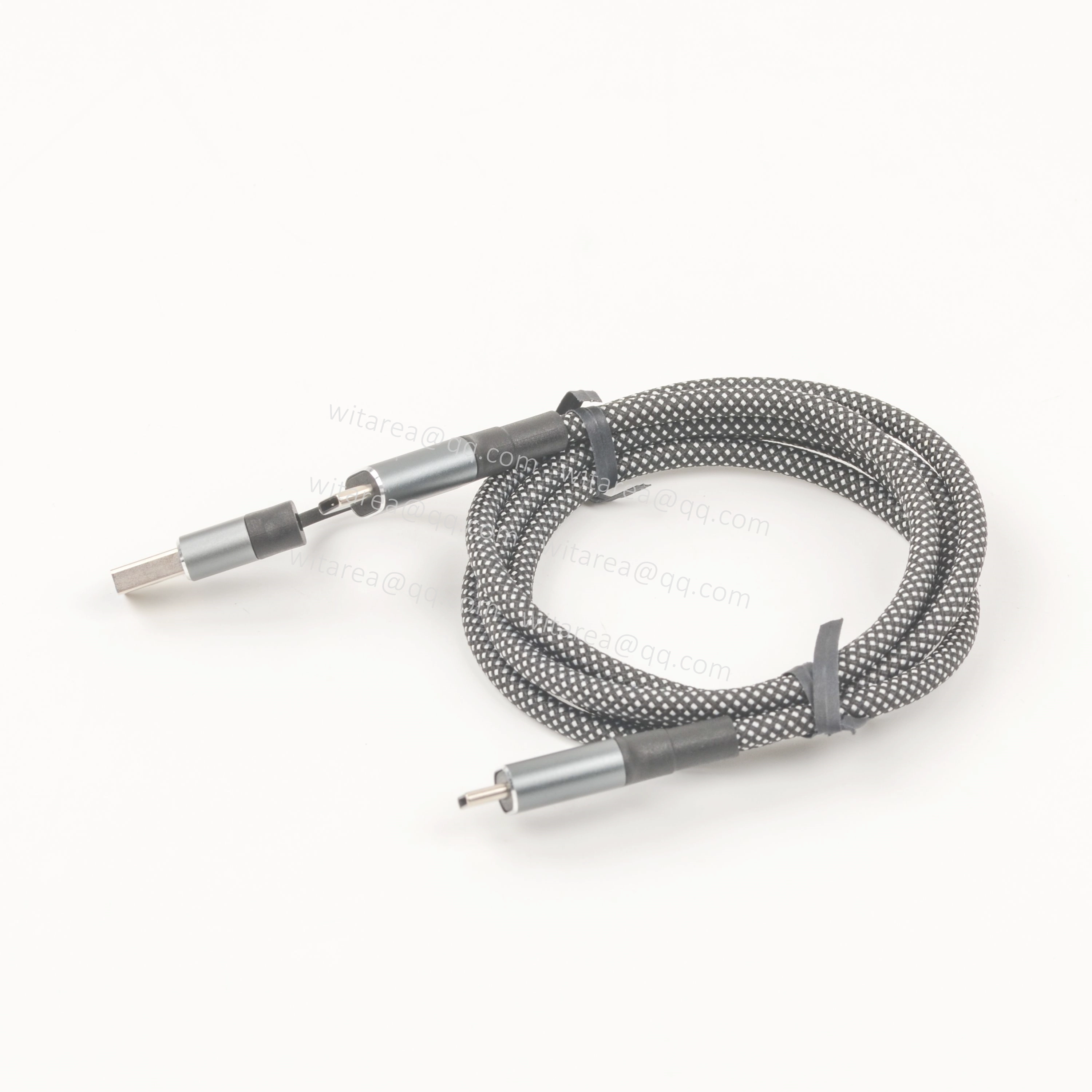 2-in-1 USB-A to USB-C to USB-C Cable