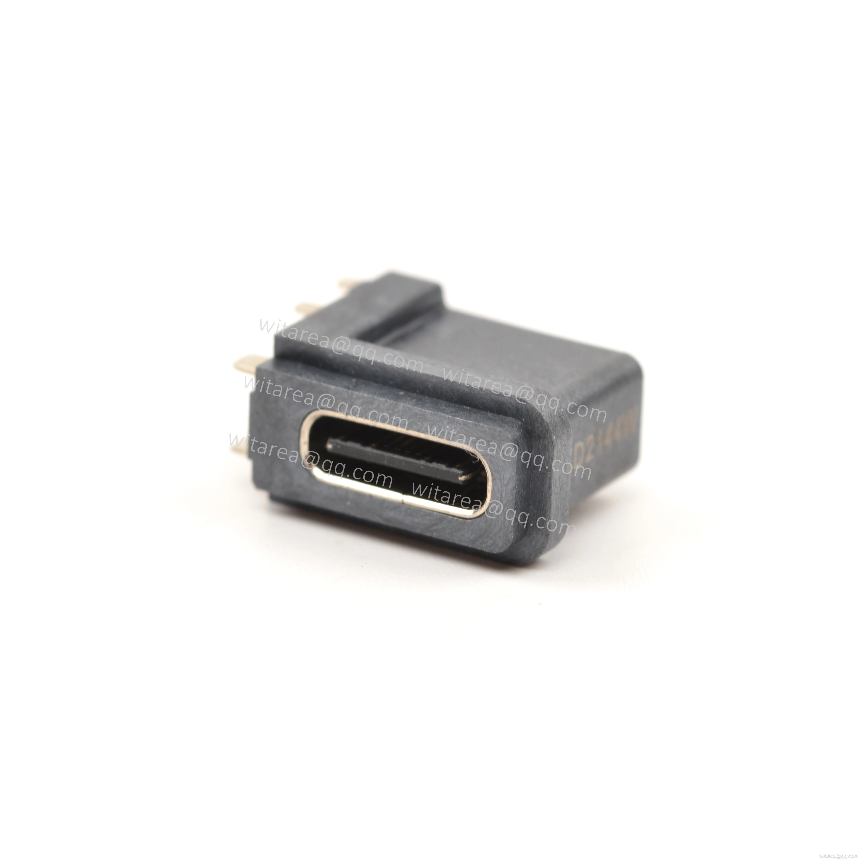 USB2.0 TYPE C 16P DIP waterproof receptacle  CH=7.0mm,L=10.5mm