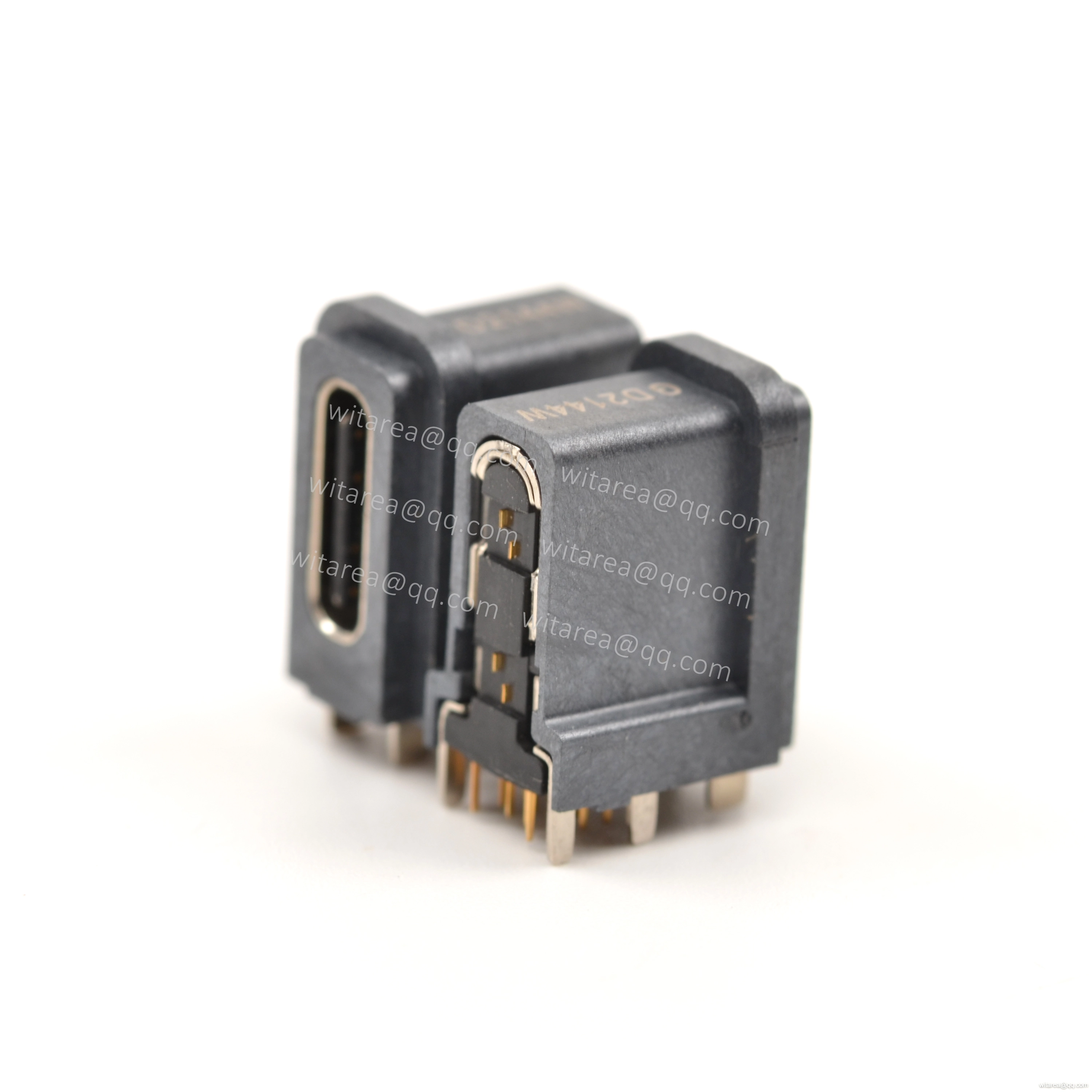 USB2.0 TYPE C 16P DIP waterproof receptacle  CH=7.0mm,L=10.5mm