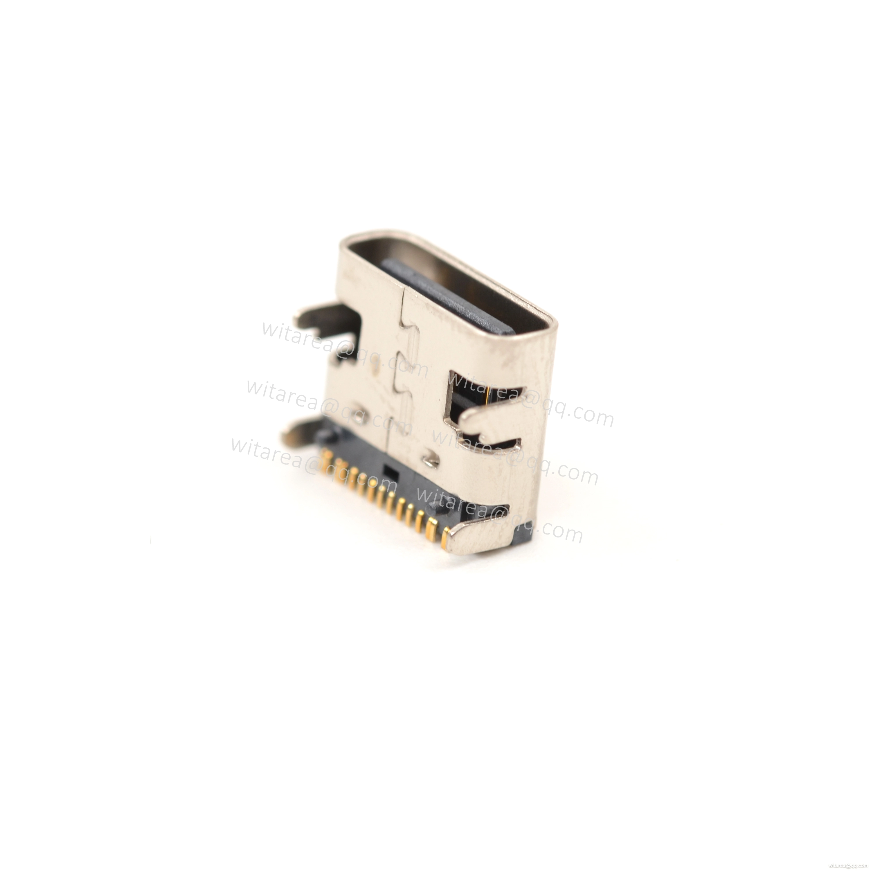 USB2.0 TYPE C 16P Single row SMT receptacle connector,CH=1.68mm,L=7.35mm