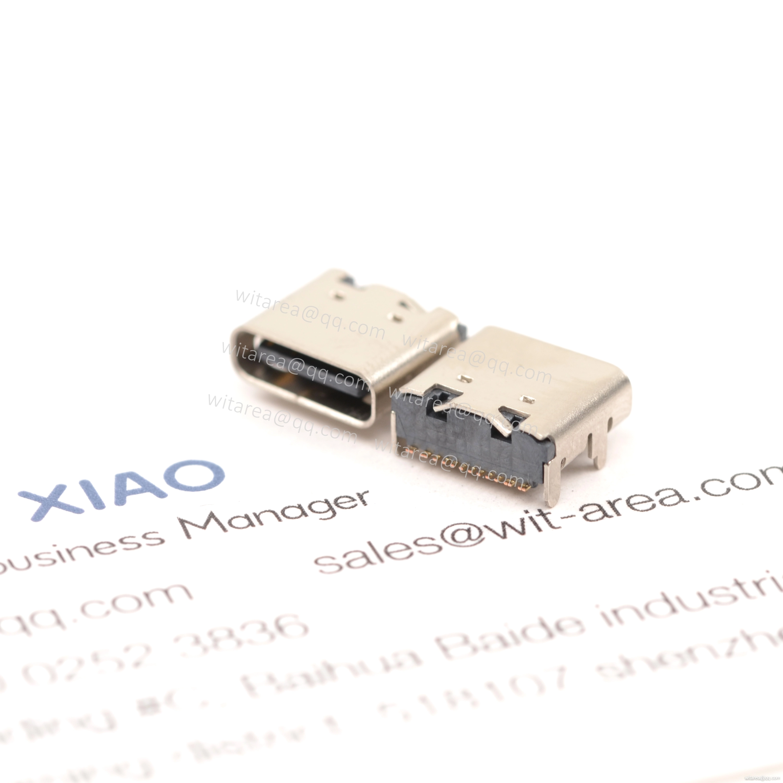 USB2.0 TYPE C 16P Single row SMT receptacle connector,CH=1.68mm,L=7.35mm