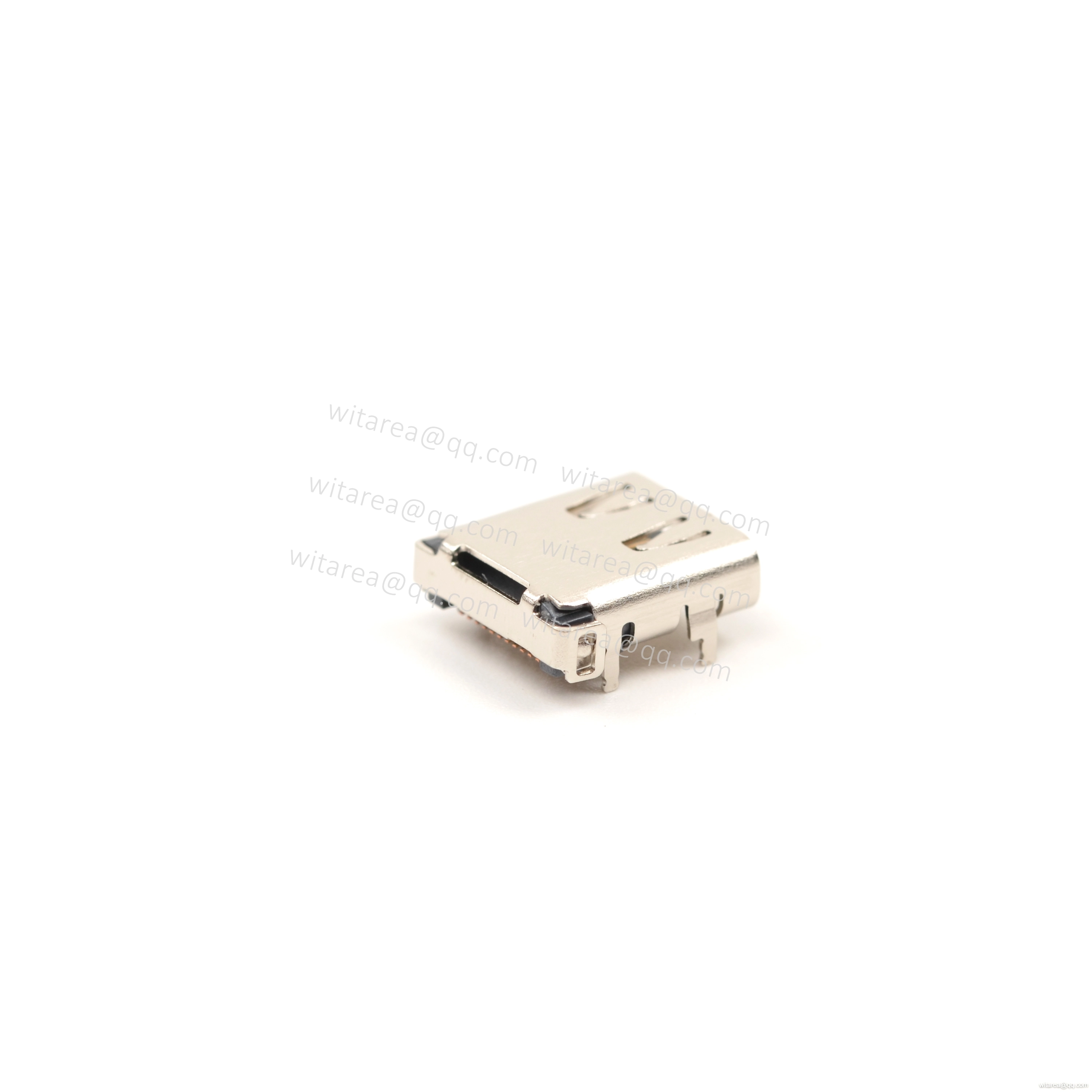 USB3.1 TYPE C 24P DIP+SMT receptacle,CH=1.68mm,L=9.87mm,48v 5A 240W