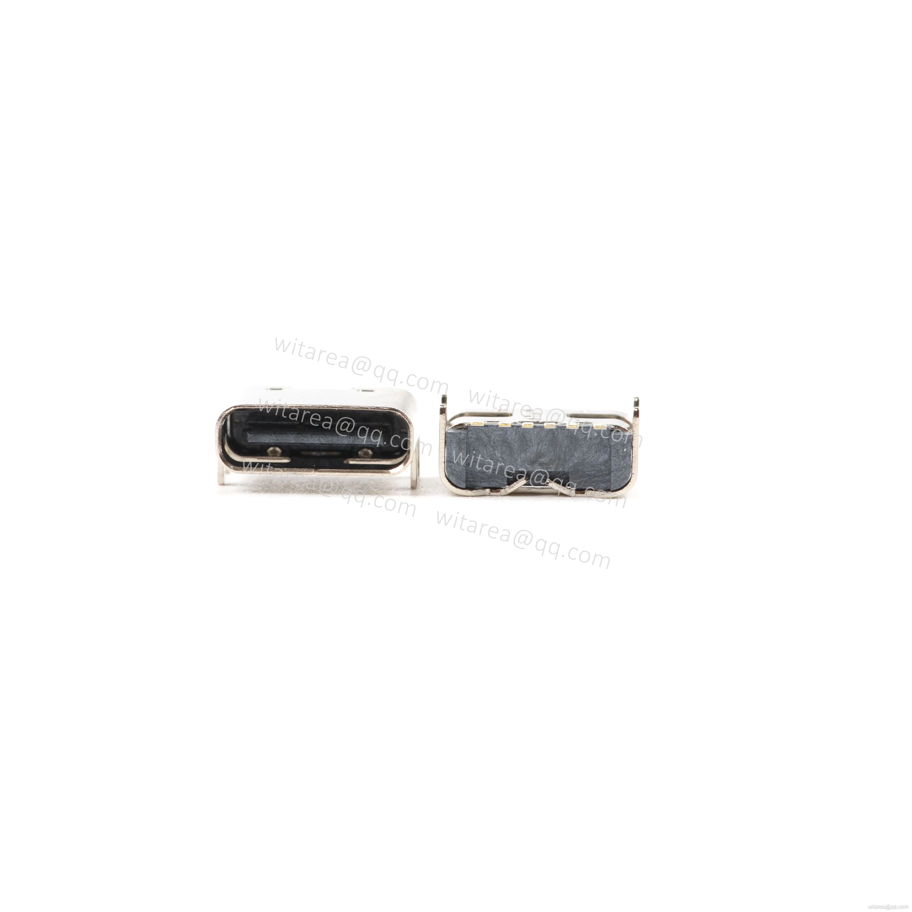 USB2.0 TYPE C 6P TOP-MOUNT SMT RECEPTACLE ,CH=1.68MM,L=6.8MM