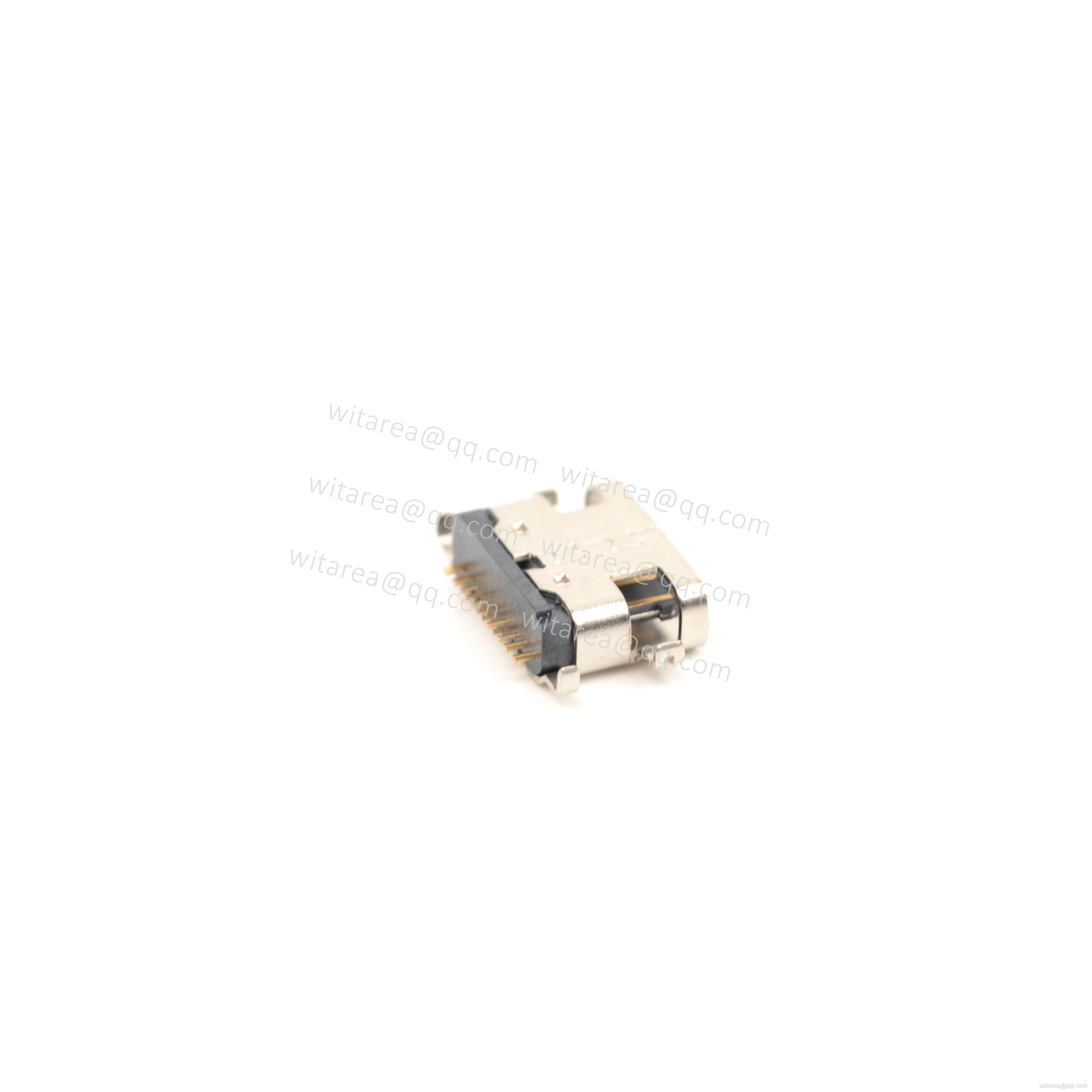 USB2.0 TYPE C 16P MID-MOUNT SMT RECEPTACLE  ,CH=0.52MM,L= 6.5MM