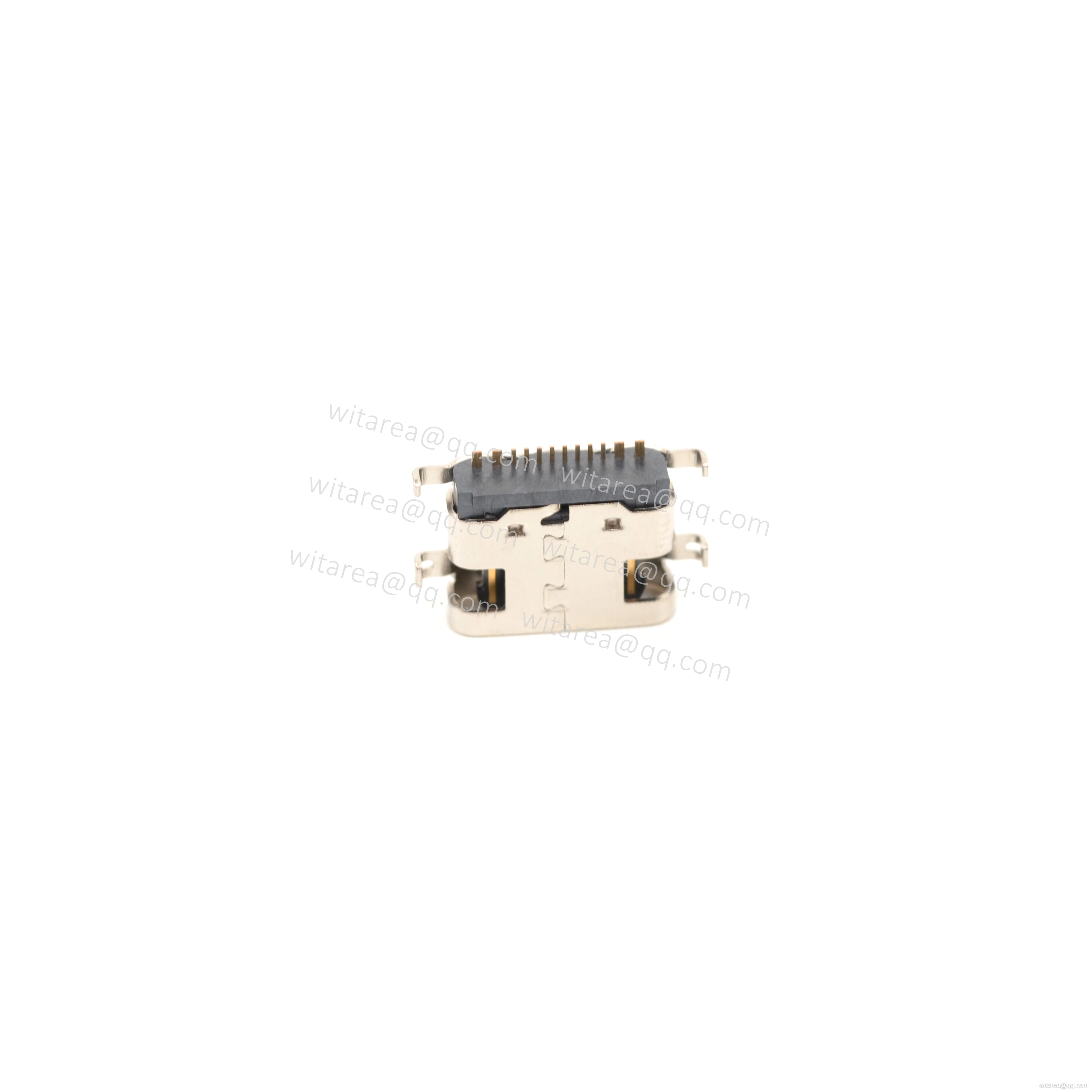 USB2.0 TYPE C 16P MID-MOUNT SMT RECEPTACLE  ,CH=0.52MM,L= 6.5MM