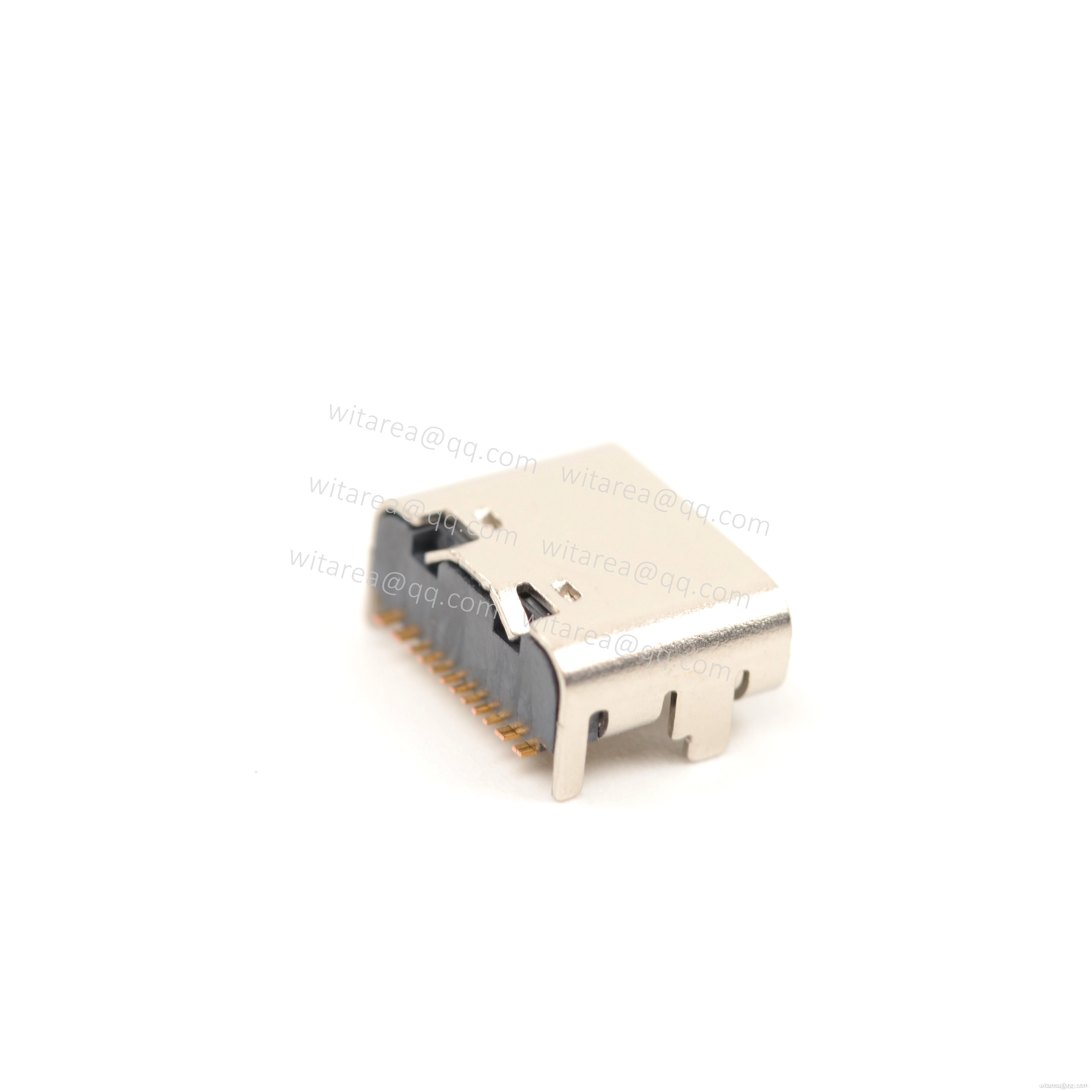 USB2.0 TYPE C 16P TOP-MOUNT SMT RECEPTACLE ,CH=1.68MM,L=6.5MM