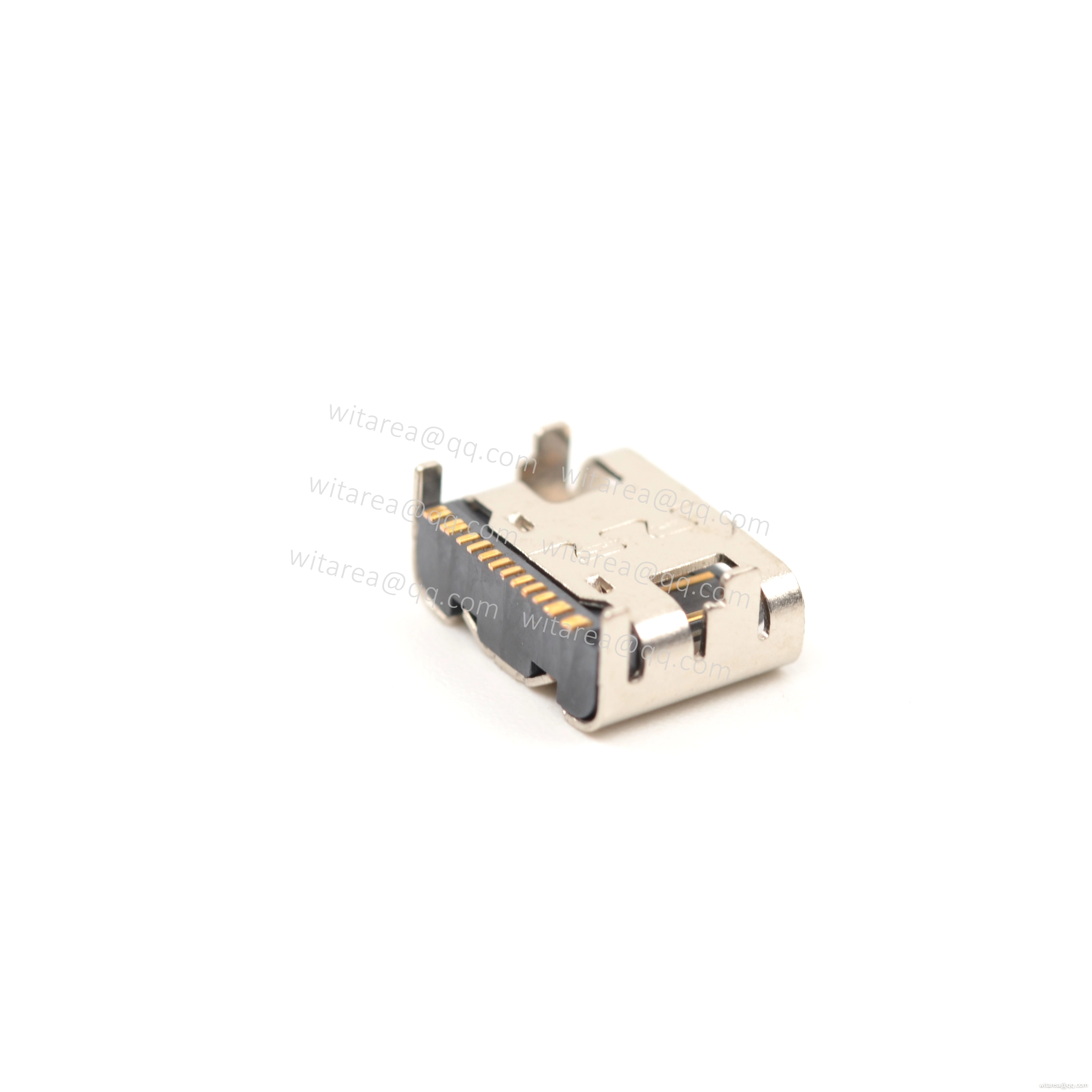 USB2.0 TYPE C 16P TOP-MOUNT SMT RECEPTACLE ,CH=1.68MM,L=6.5MM