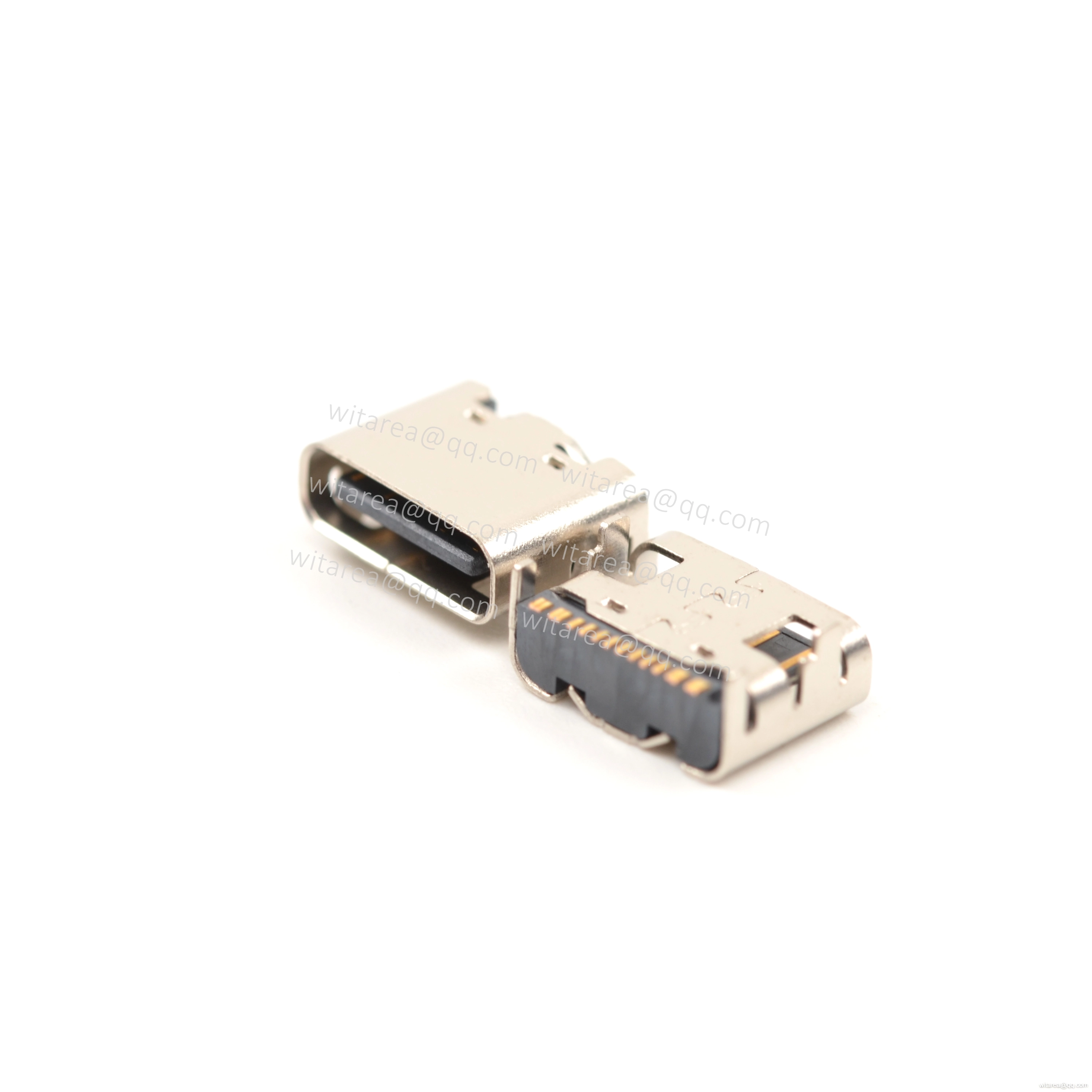 USB2.0 TYPE C 16P TOP-MOUNT SMT RECEPTACLE ,CH=1.68MM,L=6.5MM