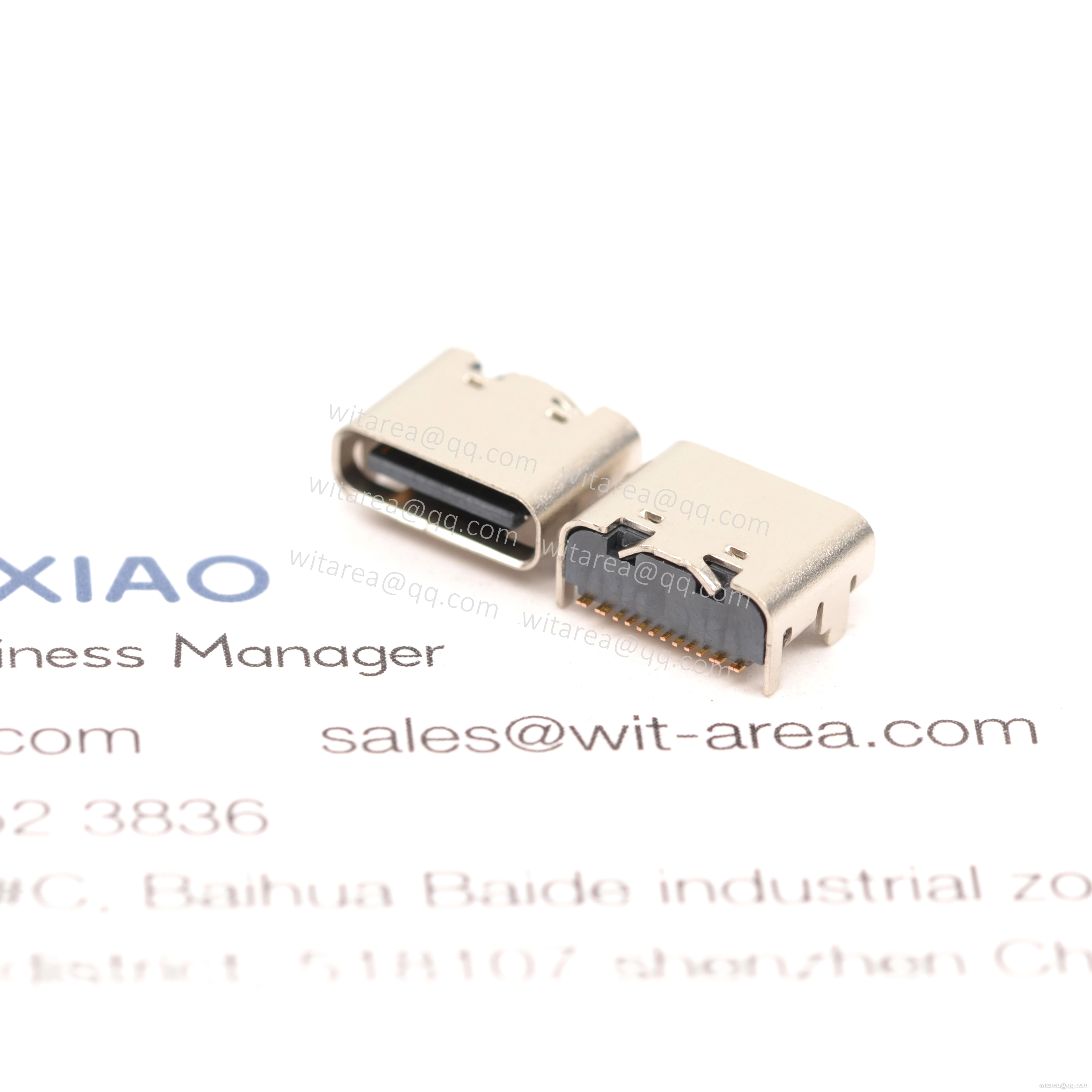 USB2.0 TYPE C 16P TOP-MOUNT SMT RECEPTACLE ,CH=1.68MM,L=6.5MM
