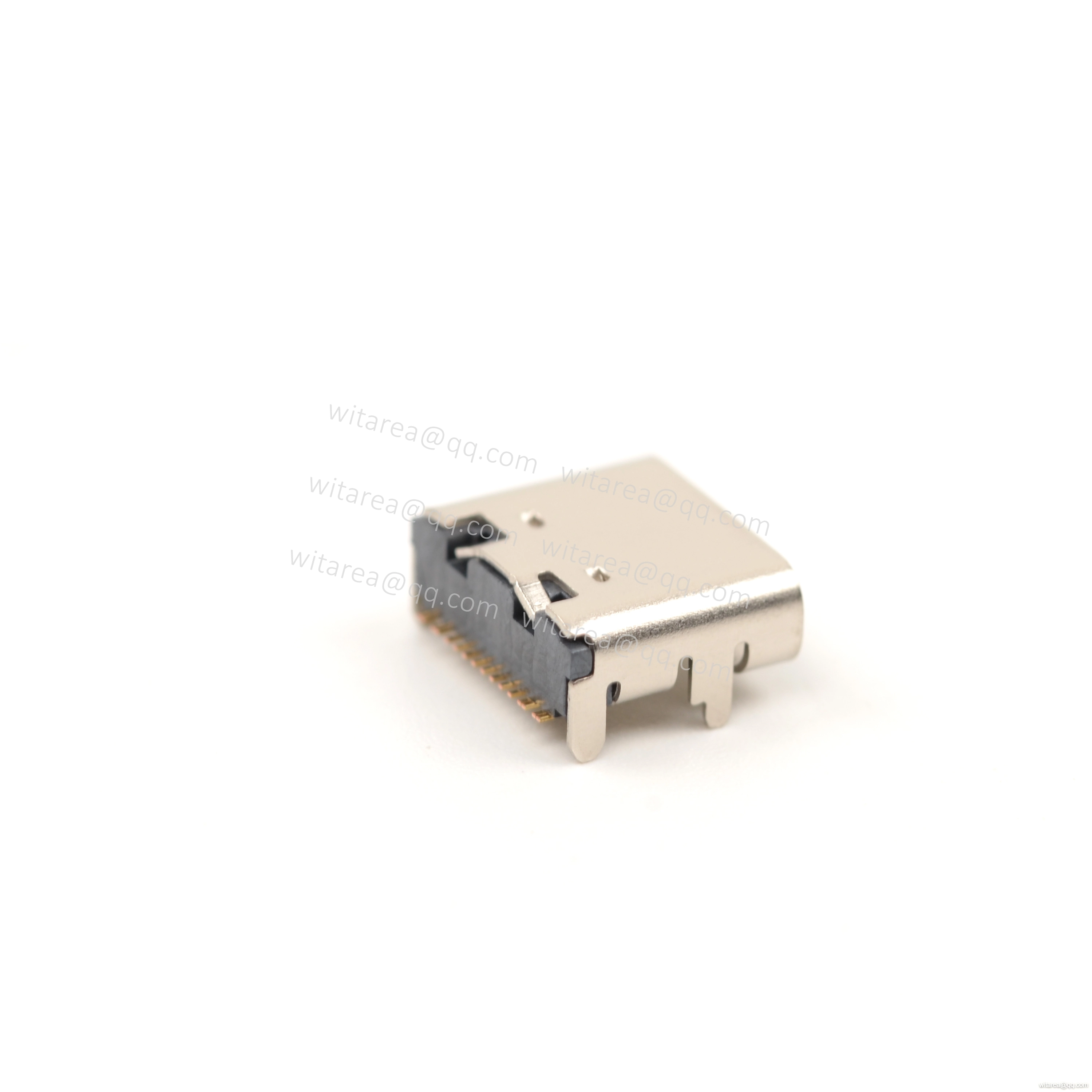 USB2.0 TYPE C 16P TOP-MOUNT SMT RECEPTACLE,CH=1.68MM,L=7.35MM