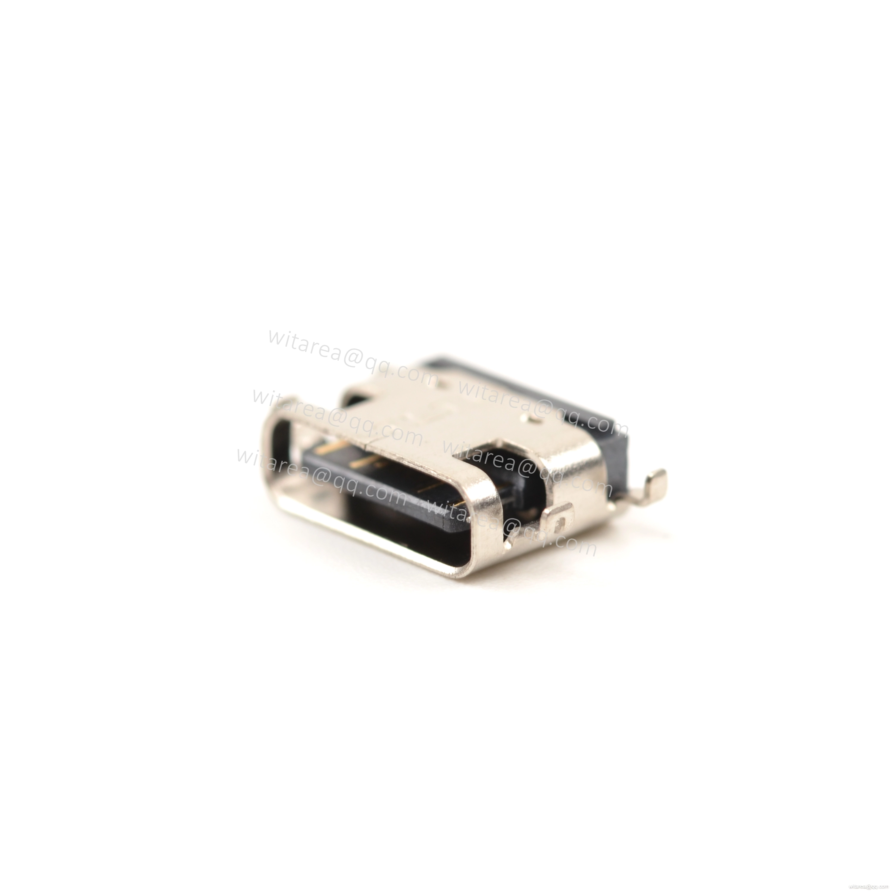 USB2.0 TYPE C 16P MID-MOUNT SMT RECEPTACLE  ,CH=0.02MM,L= 6.5MM