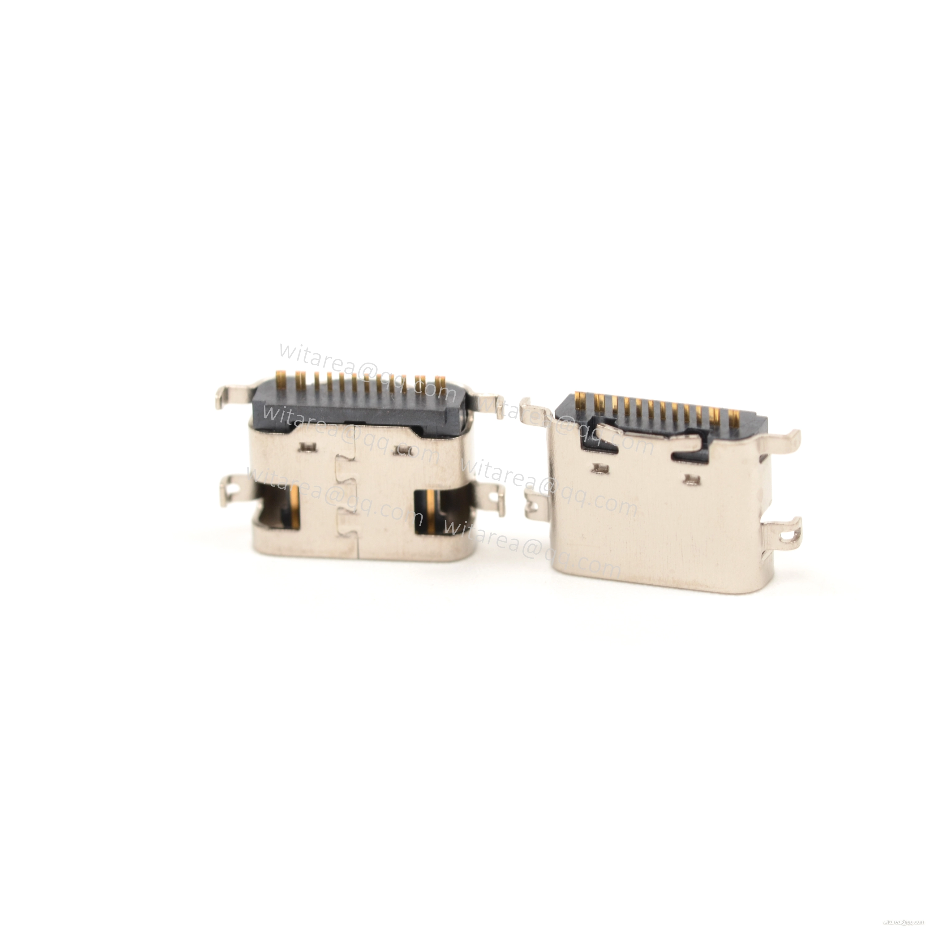 USB2.0 TYPE C 16P MID-MOUNT SMT RECEPTACLE  ,CH=0.02MM,L= 6.5MM