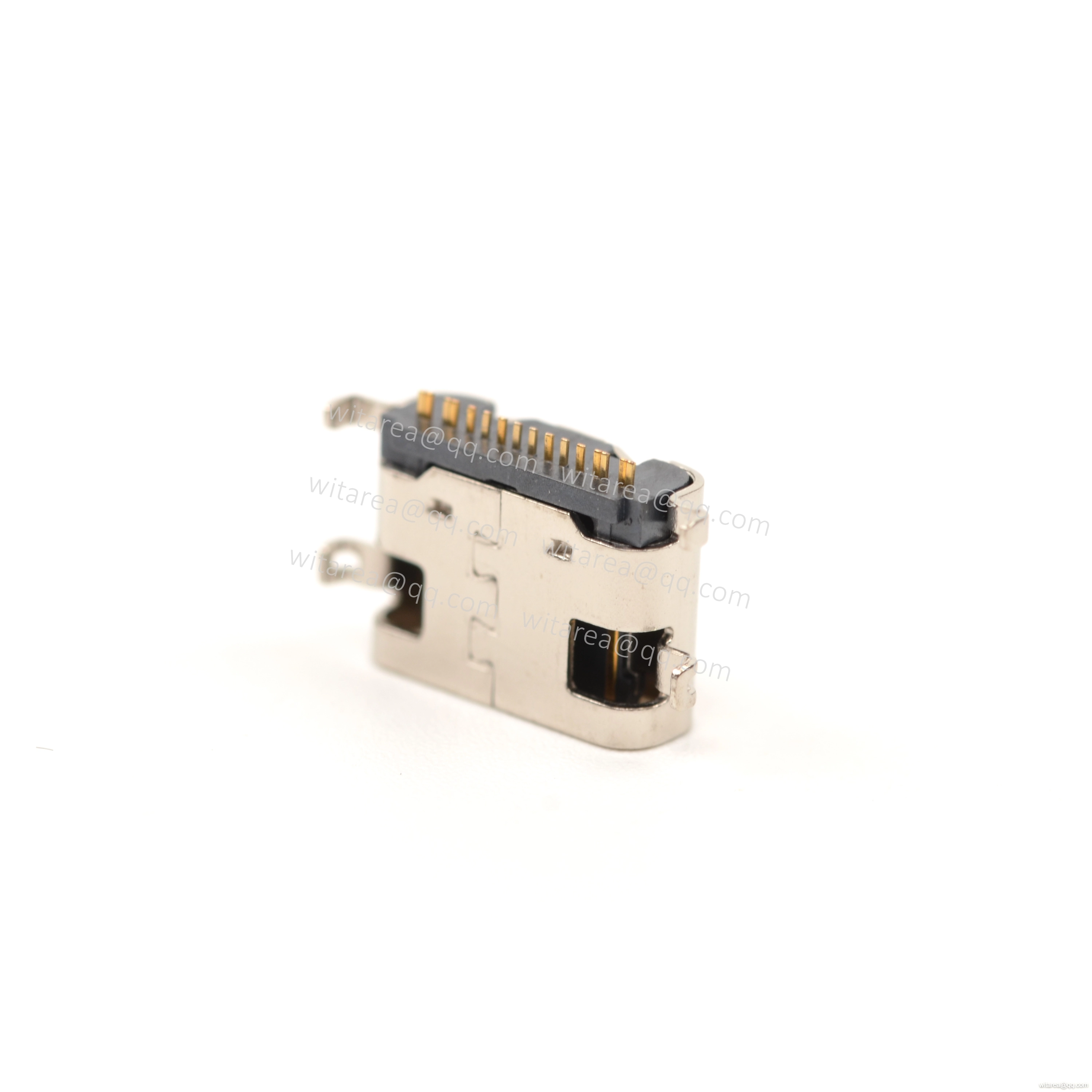 USB2.0 TYPE C 16P MID-MOUNT SMT RECEPTACLE ,CH=0.78MM,L= 6.5MM
