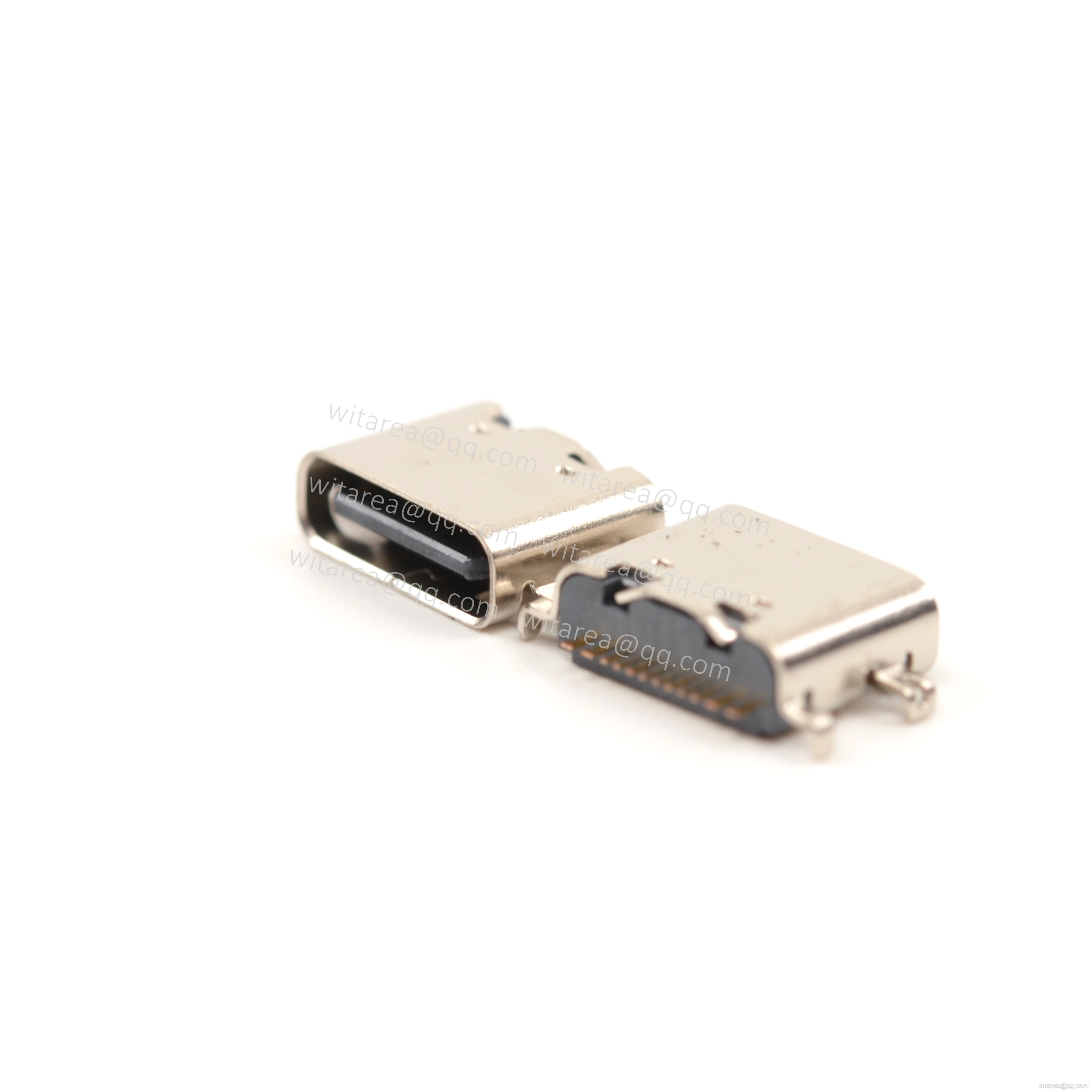 USB2.0 TYPE C 16P MID-MOUNT SMT RECEPTACLE ,CH=0.78MM,L= 6.5MM