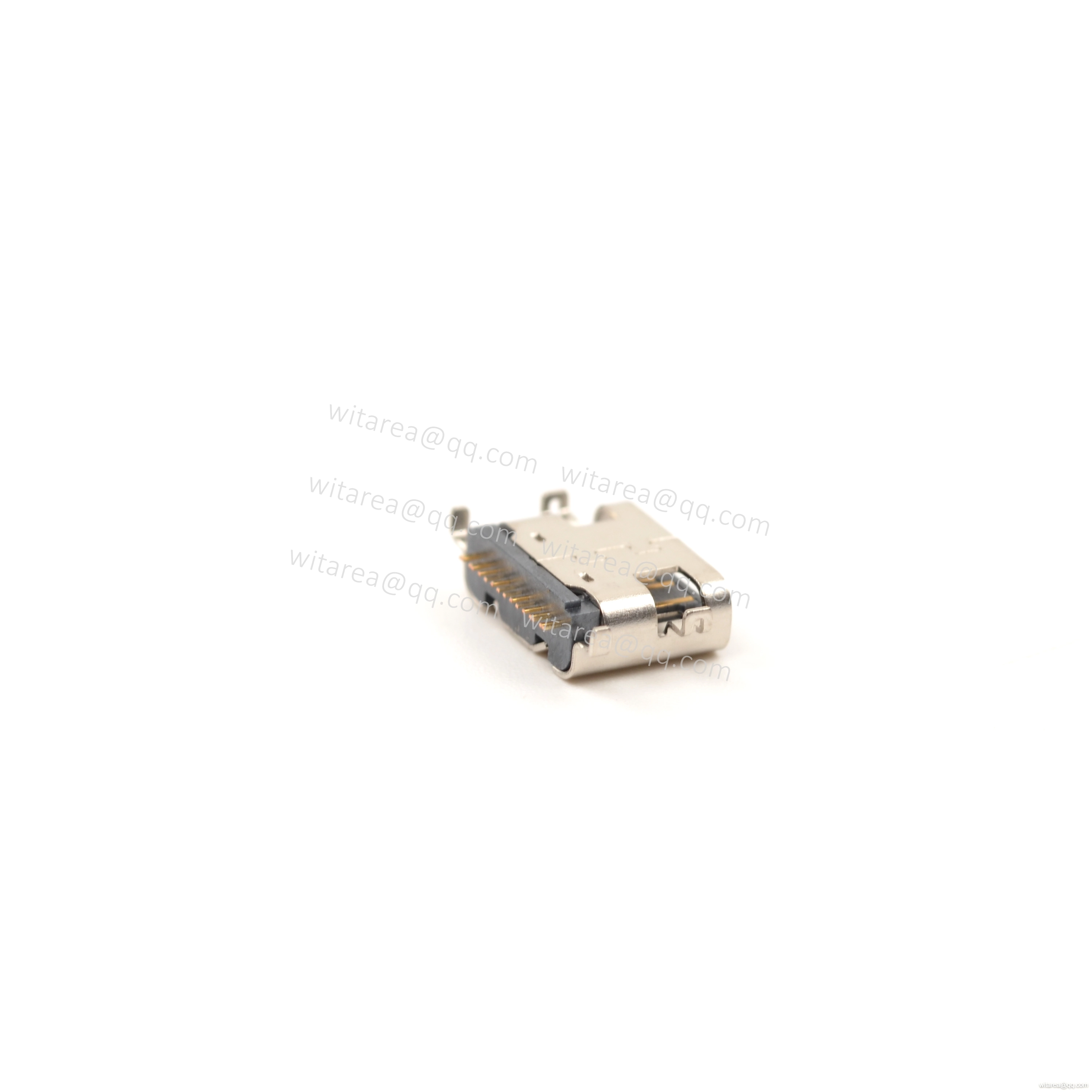 USB2.0 TYPE C 16P MID-MOUNT SMT RECEPTACLE  ,CH=0.58MM,L= 6.5MM