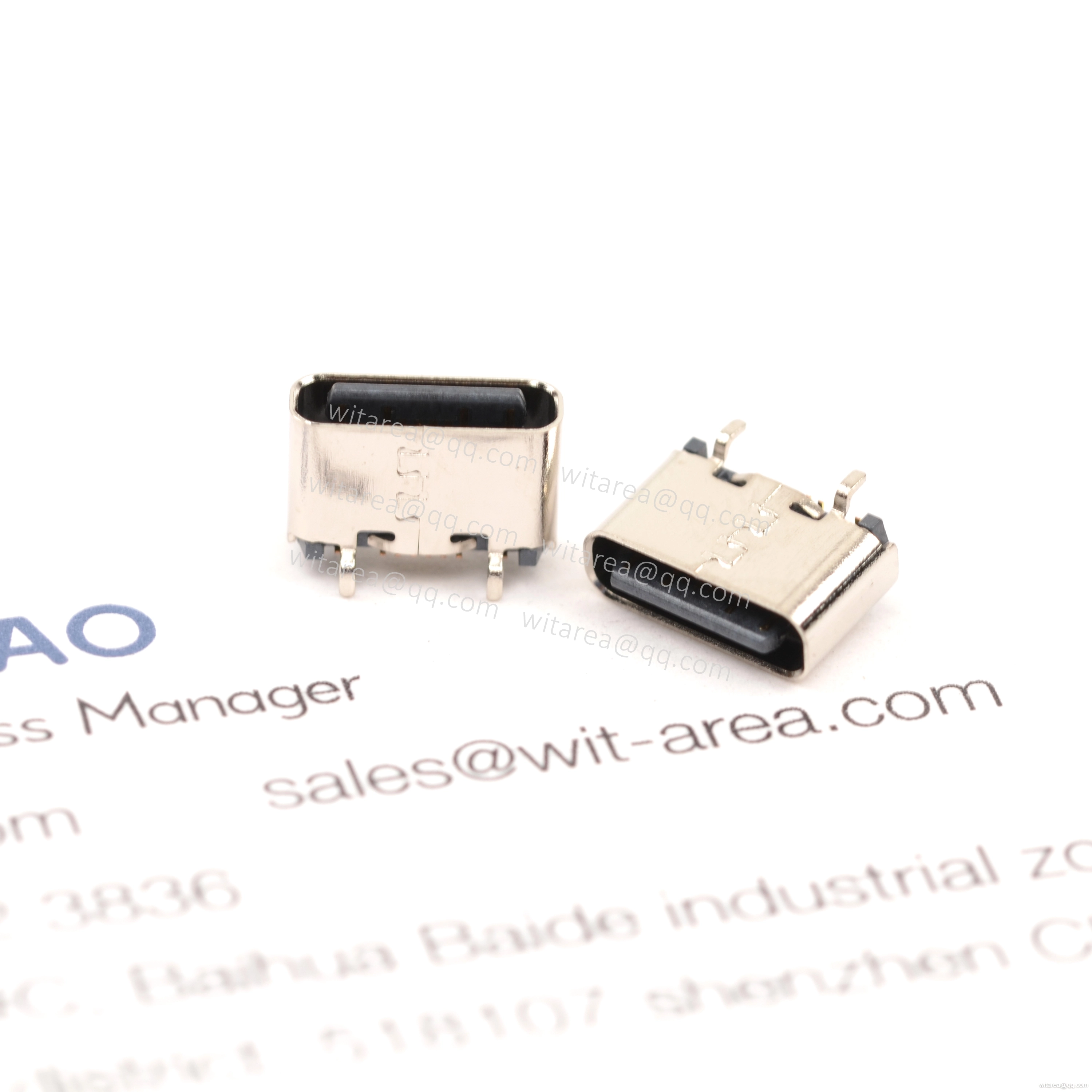 USB2.0 TYPE C 16P VERTICAL-MOUNT SMT RECEPTACLE ,H=5.5MM