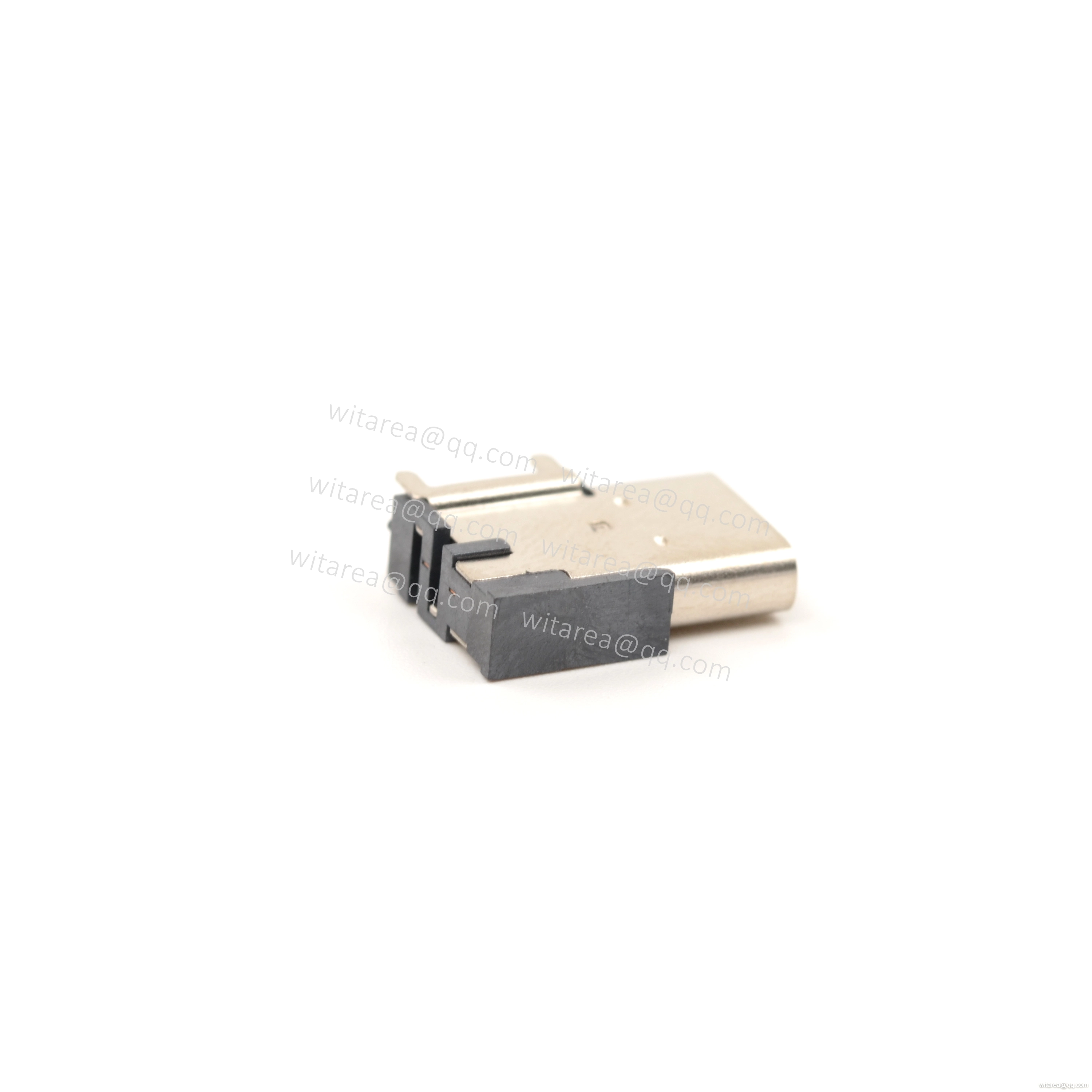 USB2.0 TYPE C 16P FLAG-MOUNT SMT RECEPTACLE ,CH=4.58MM,L=14MM