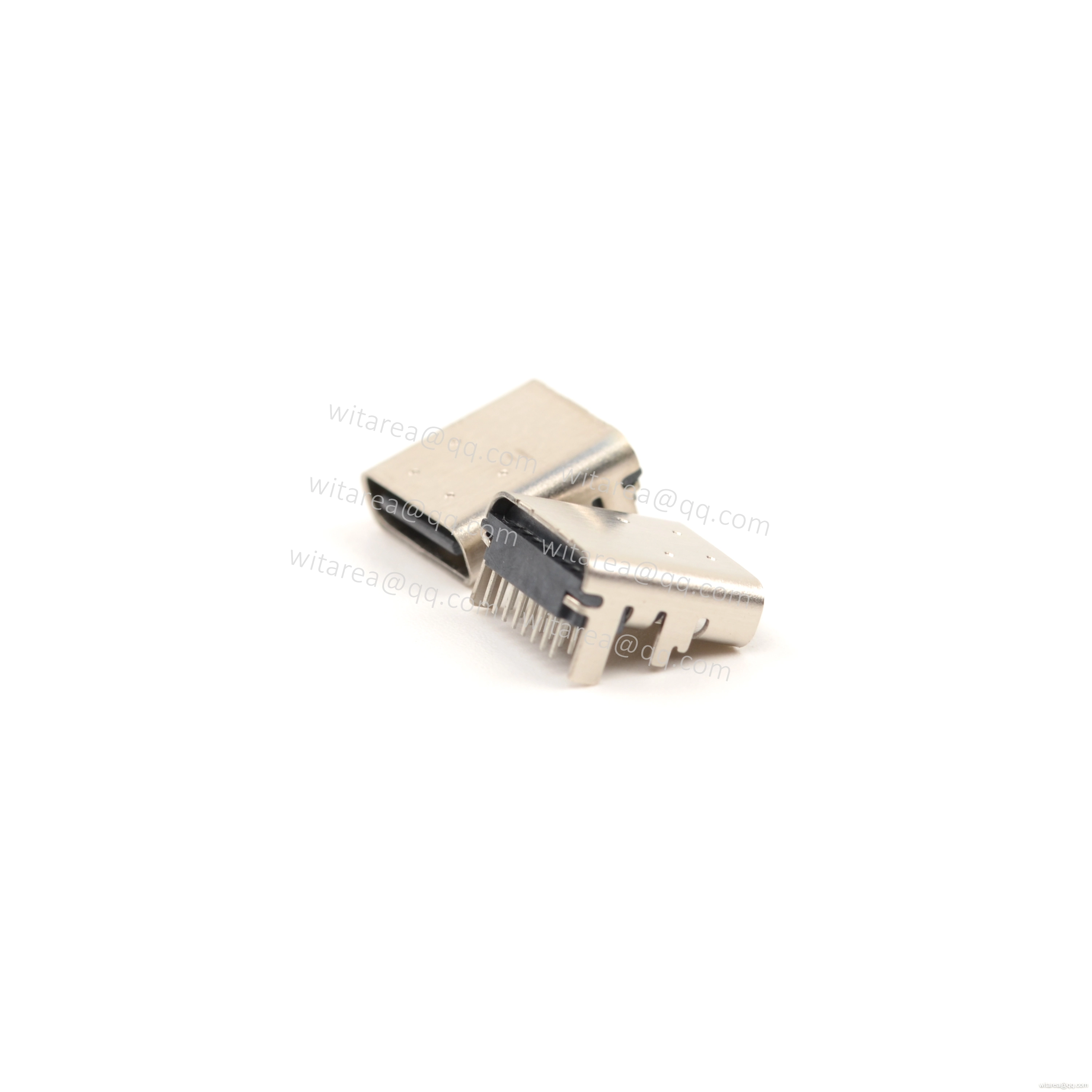 USB2.0 TYPE C 16P TOP-MOUNT DUAL-ROW DIP RECEPTACLE  ,CH=1.88MM,L=9.17MM