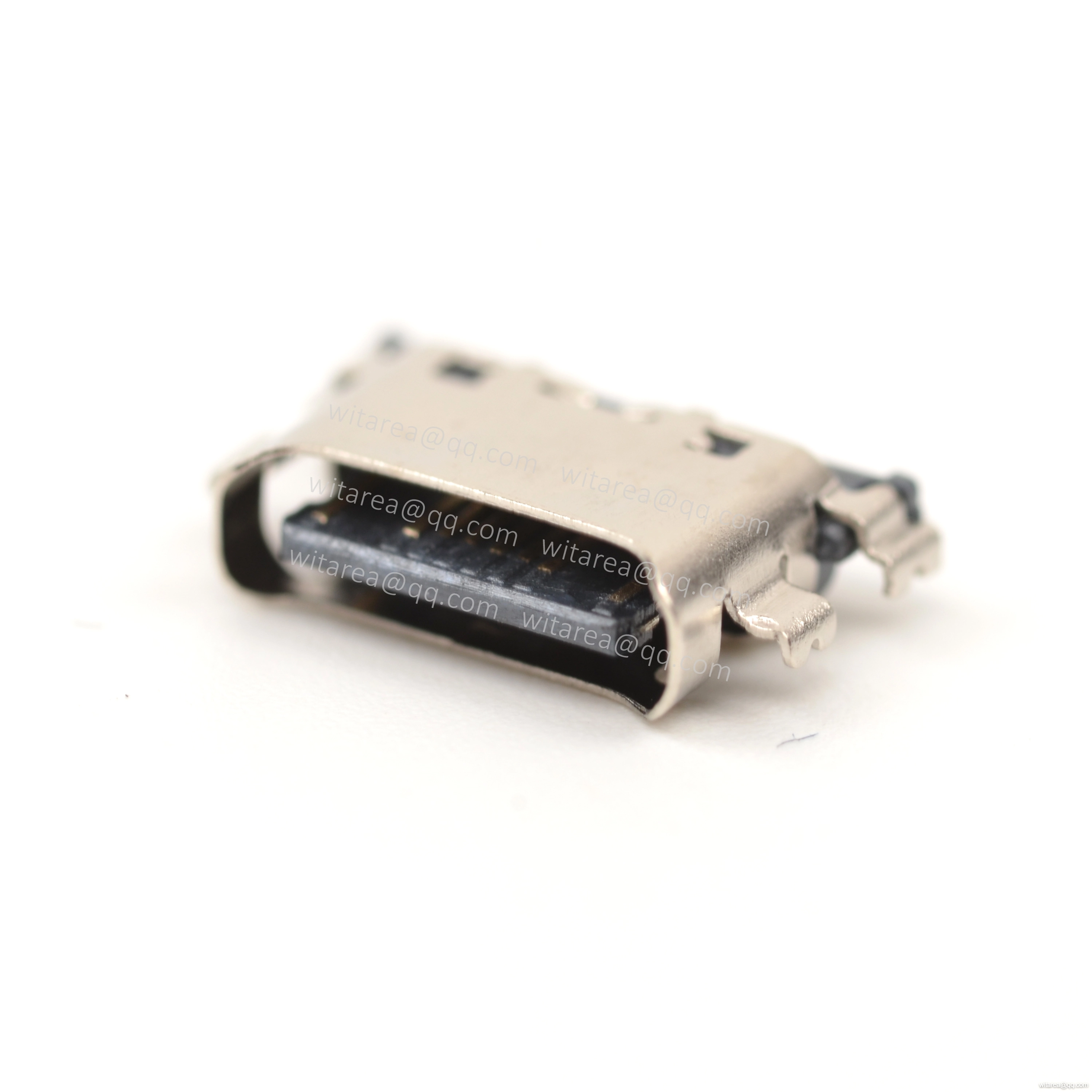 USB2.0 TYPE C 16P MID-MOUNT SMT RECEPTACLE ,CH=0.12MM,L=6.55MM