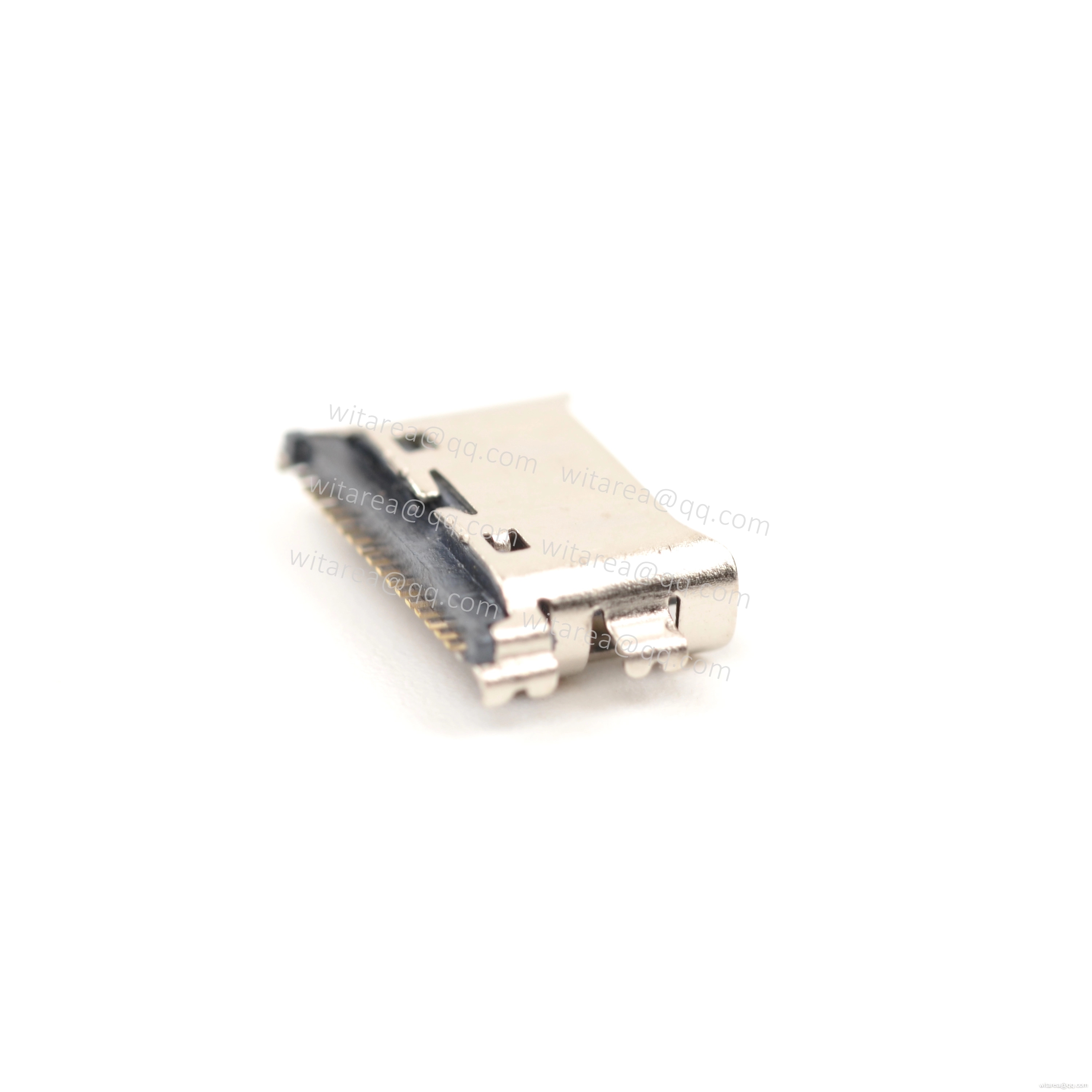 USB2.0 TYPE C 16P MID-MOUNT SMT RECEPTACLE ,CH=0.12MM,L=6.55MM