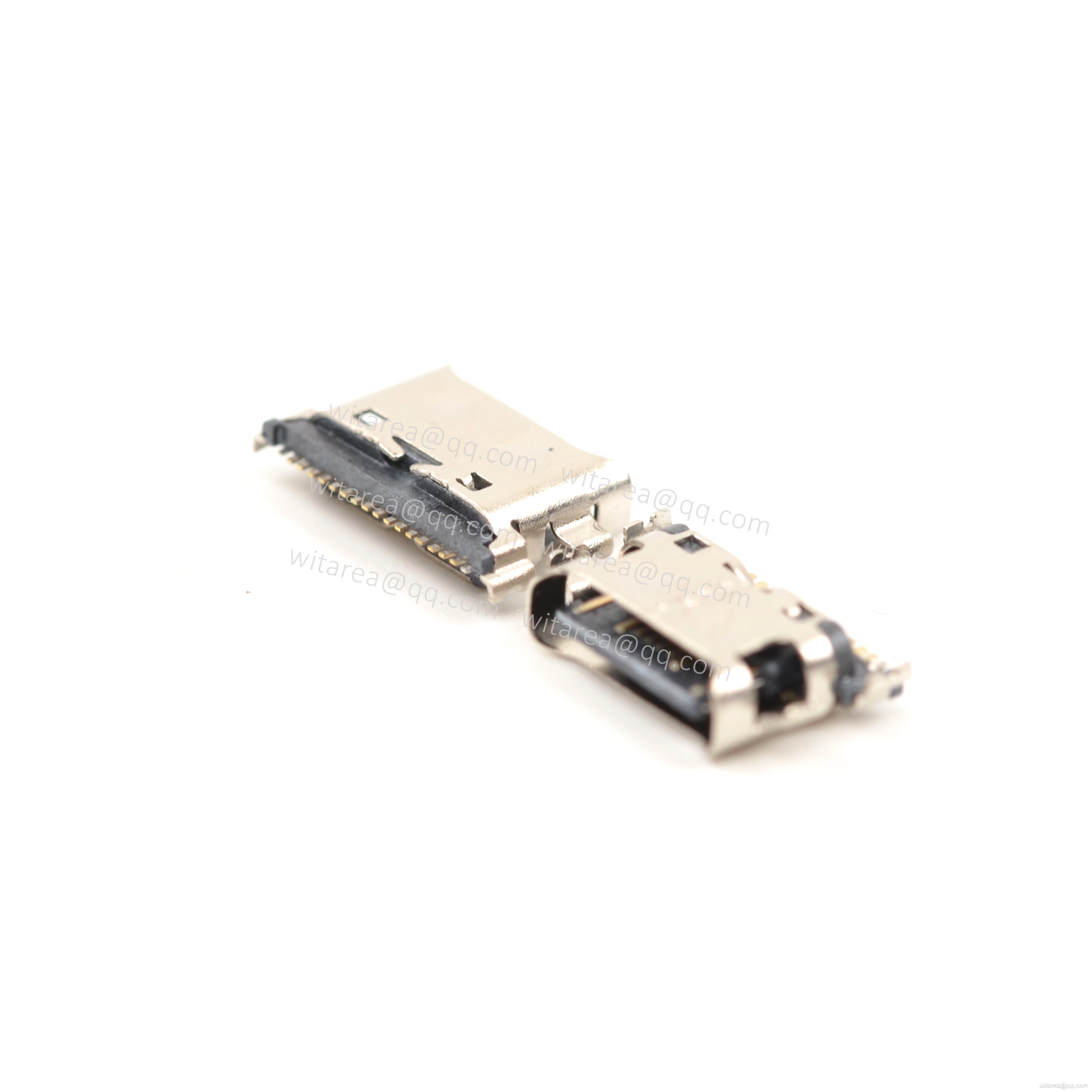 USB2.0 TYPE C 16P MID-MOUNT SMT RECEPTACLE ,CH=0.12MM,L=6.55MM