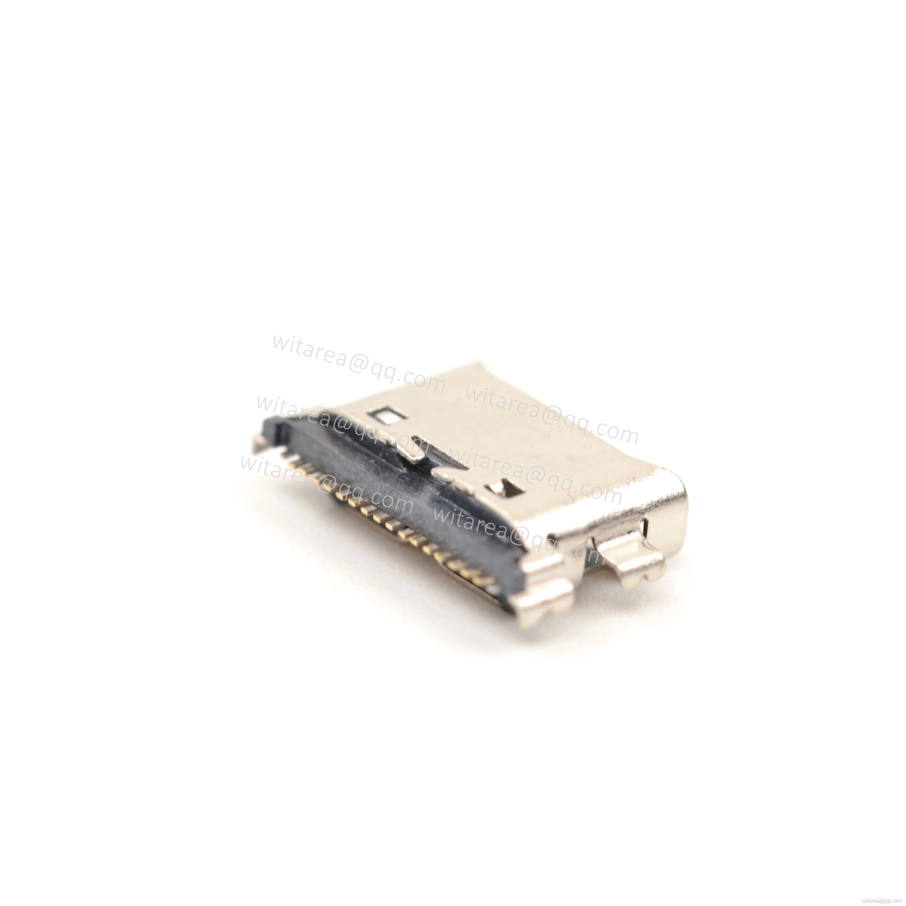 USB2.0 TYPE C 16P MID-MOUNT SMT RECEPTACLE ,CH=0.12MM,L=6.55MM