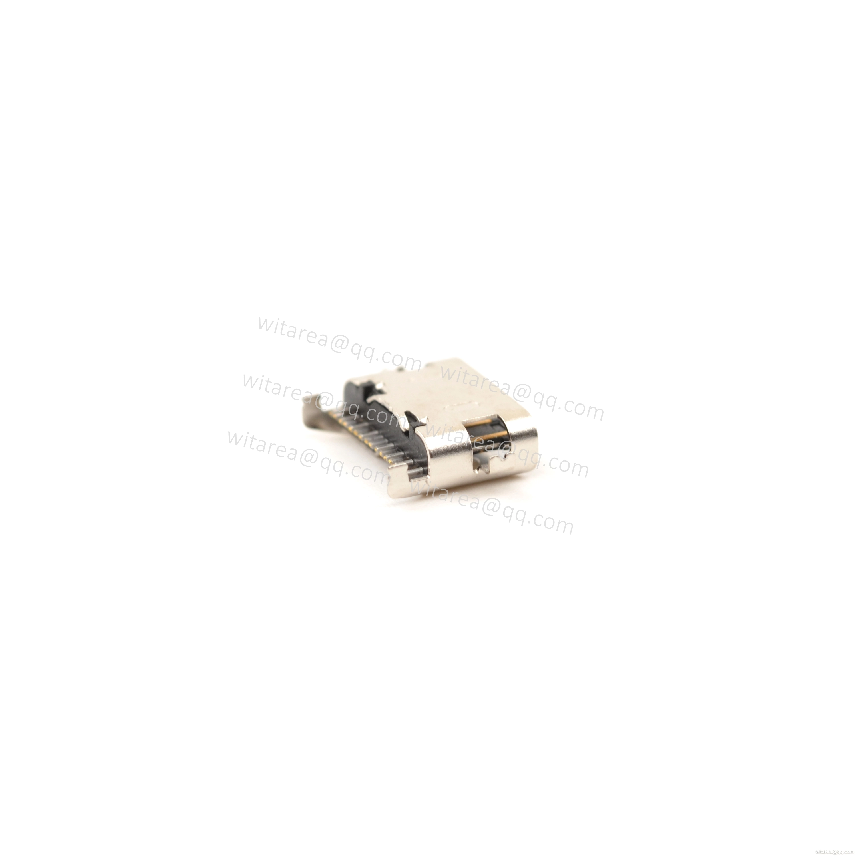 USB2.0 TYPE C 16P MID-MOUNT SMT RECEPTACLE ,CH=0.1MM,L=7.5MM