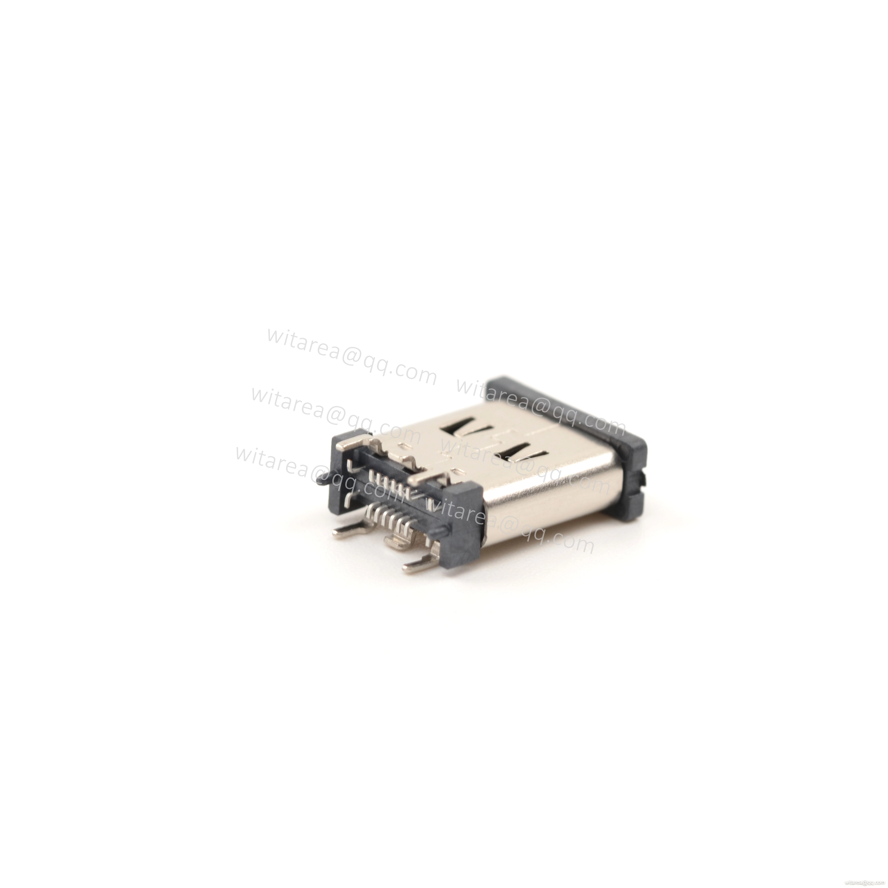 USB2.0 TYPE C 16P VERTICAL-MOUNT SMT RECEPTACLE ,H=10.4MM