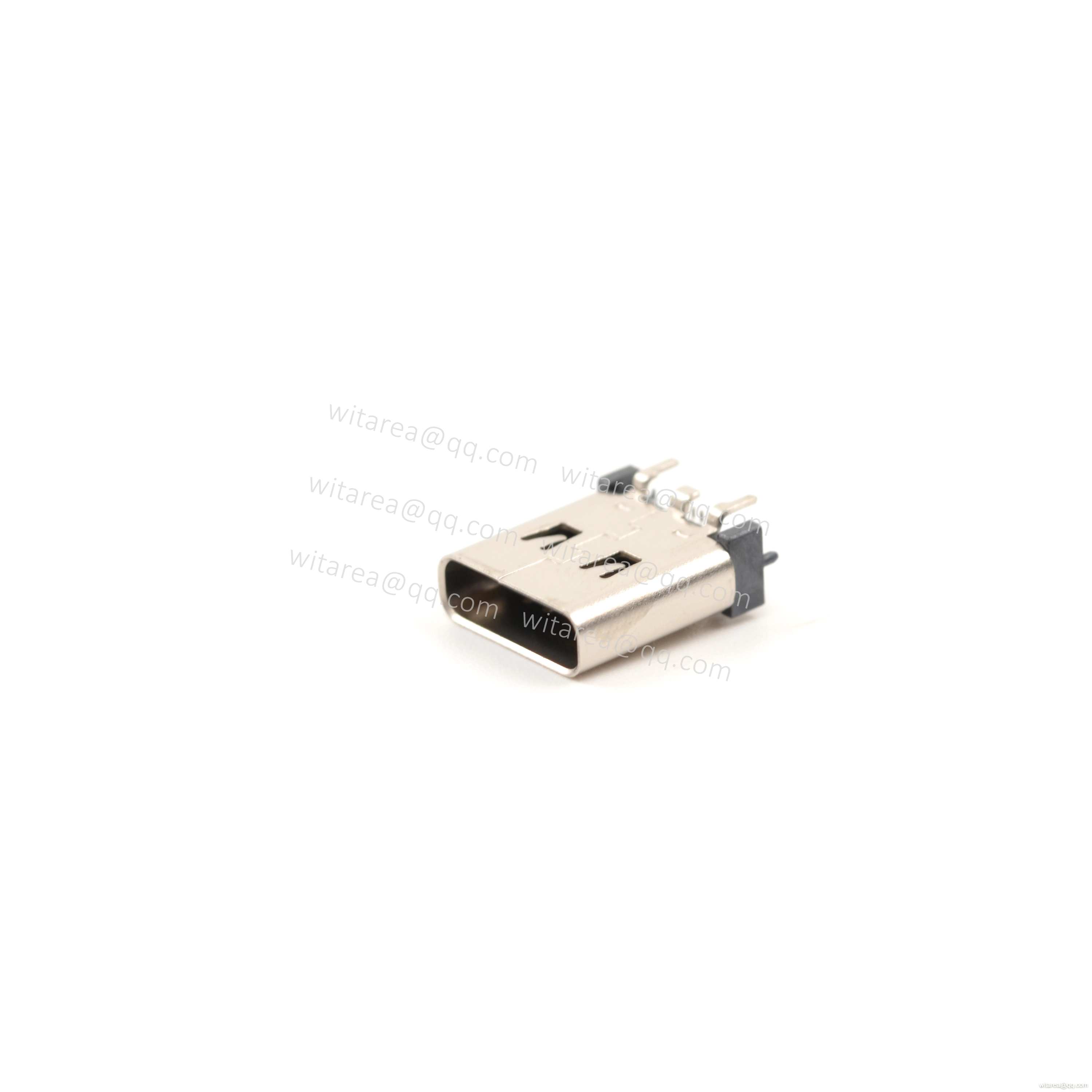 USB2.0 TYPE C 16P VERTICAL-MOUNT SMT RECEPTACLE ,H=10.4MM