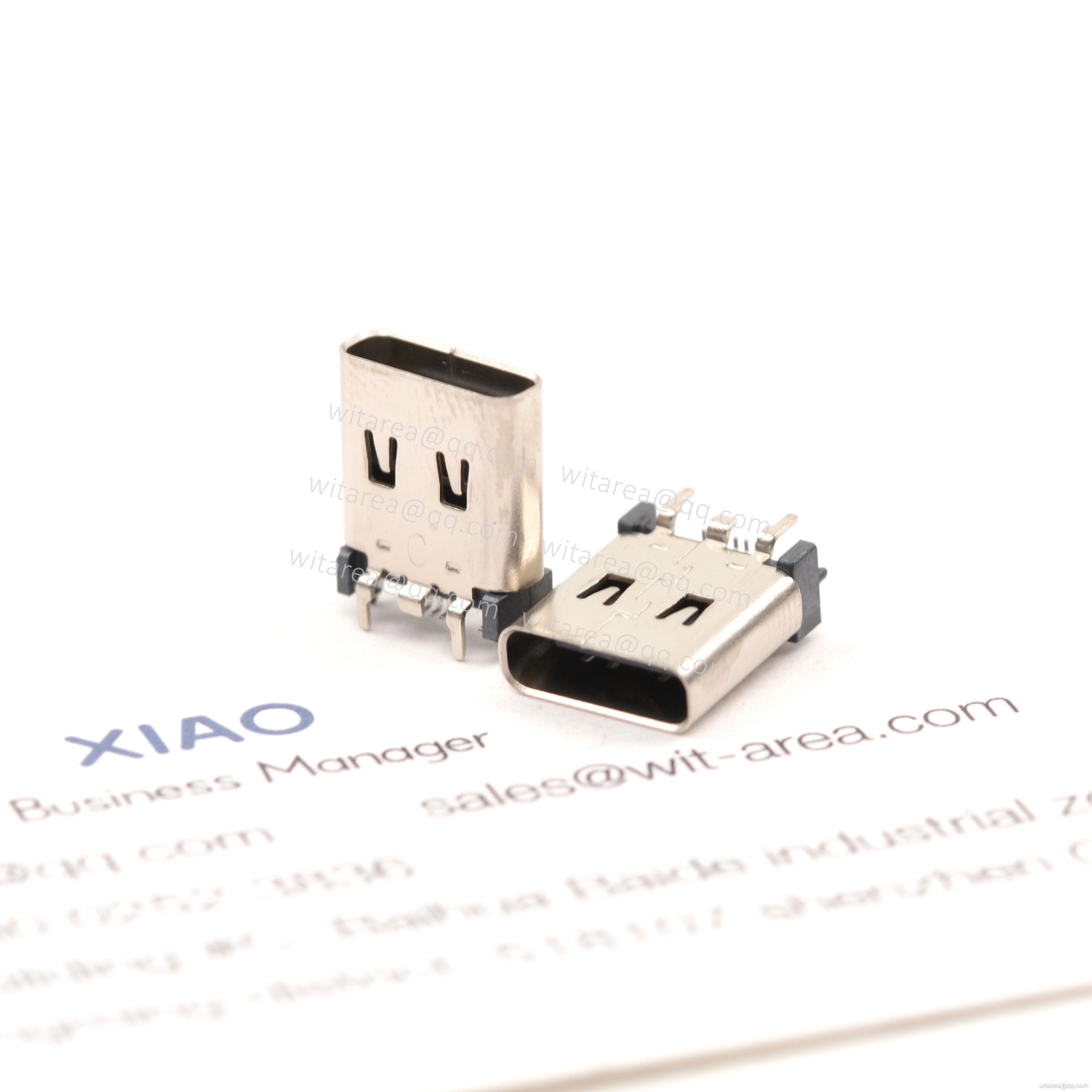 USB2.0 TYPE C 16P VERTICAL-MOUNT SMT RECEPTACLE ,H=10.4MM