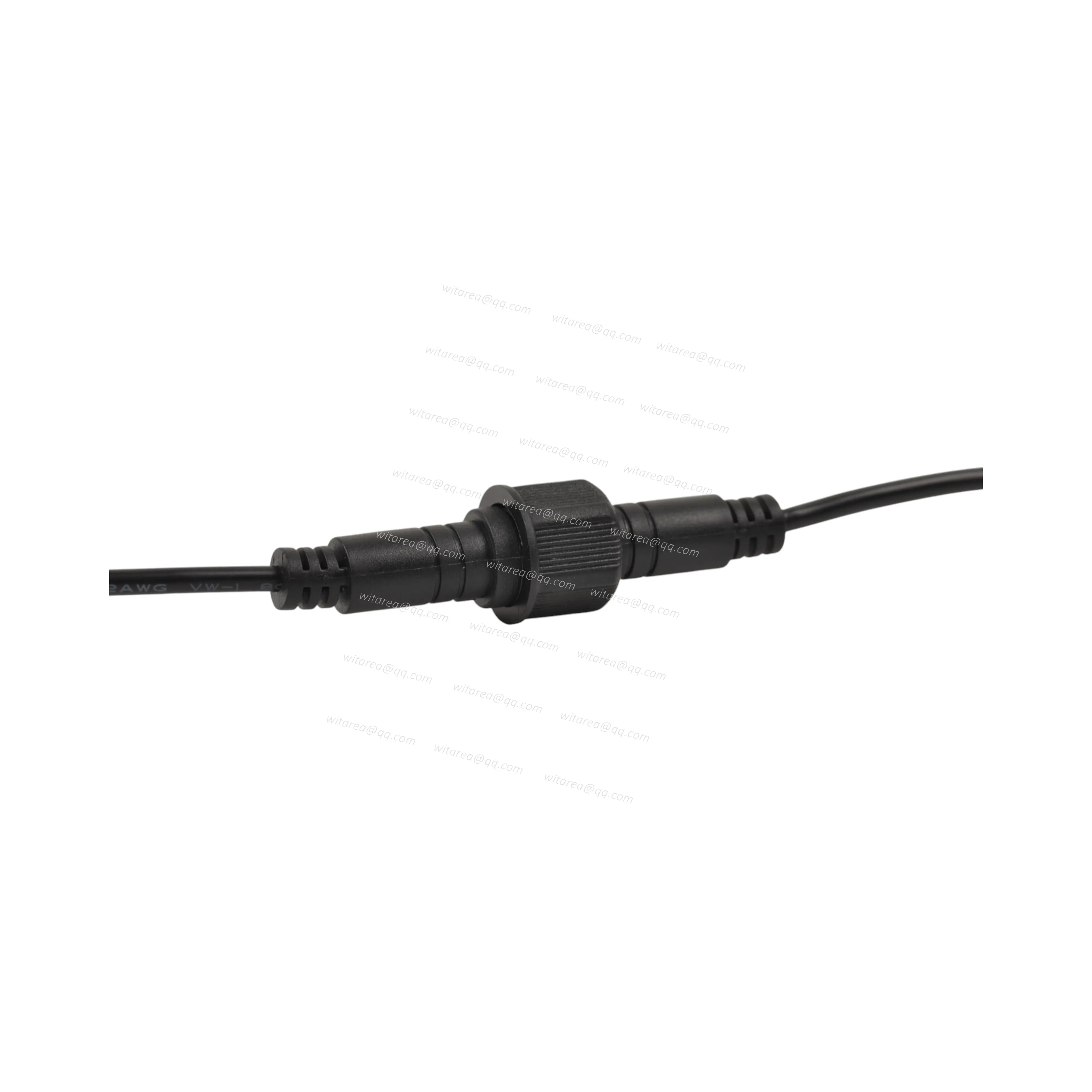 Waterproof 3pin male and female to open cable