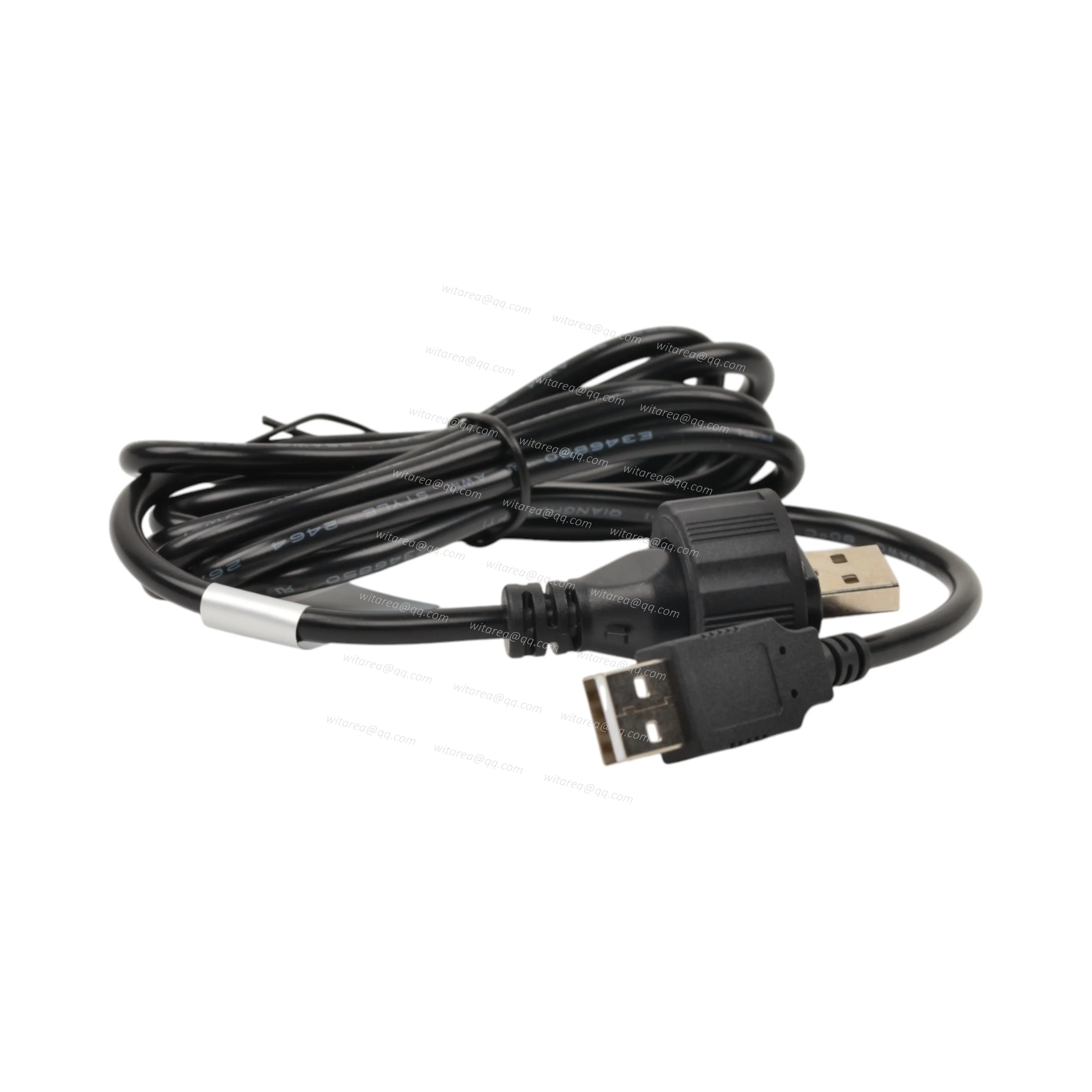 Waterproof USB2.0 AM to USB2.0 AF extension cable