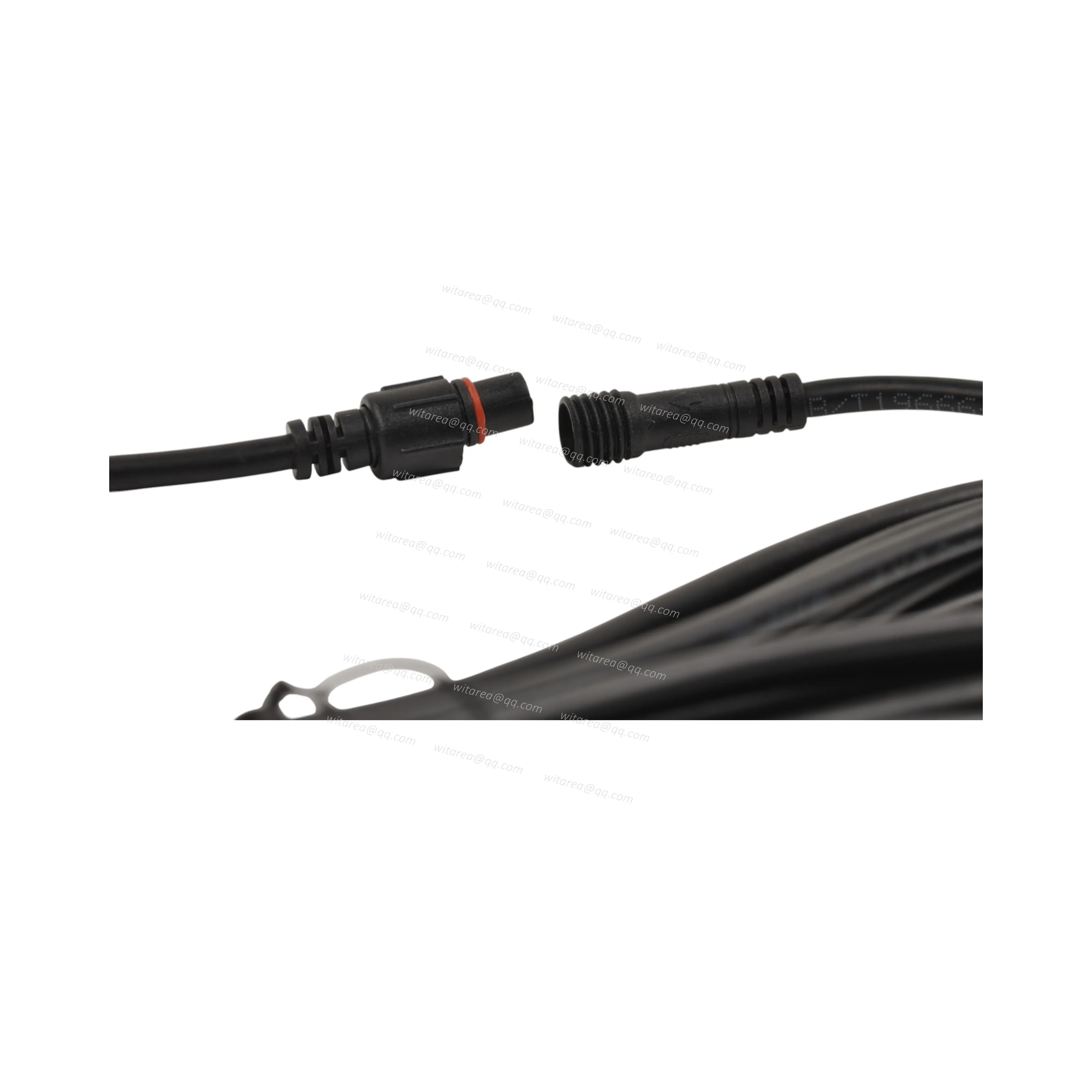 Waterproof 4 Pin Male With Screw Nut To Waterproof 4 Pin Female Cable
