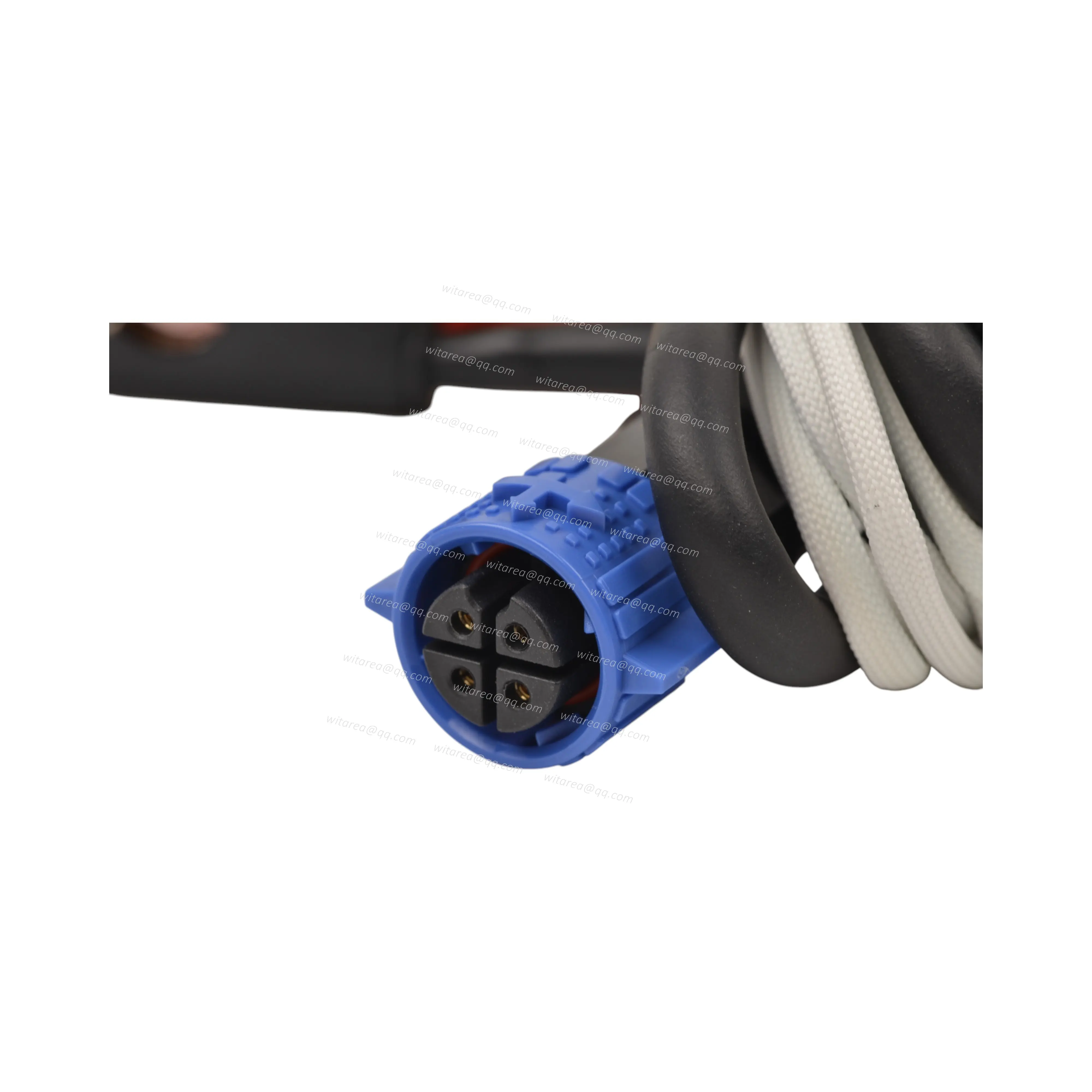 Waterproof 4pin female Cable with screw nut to 4 Alligator Clip