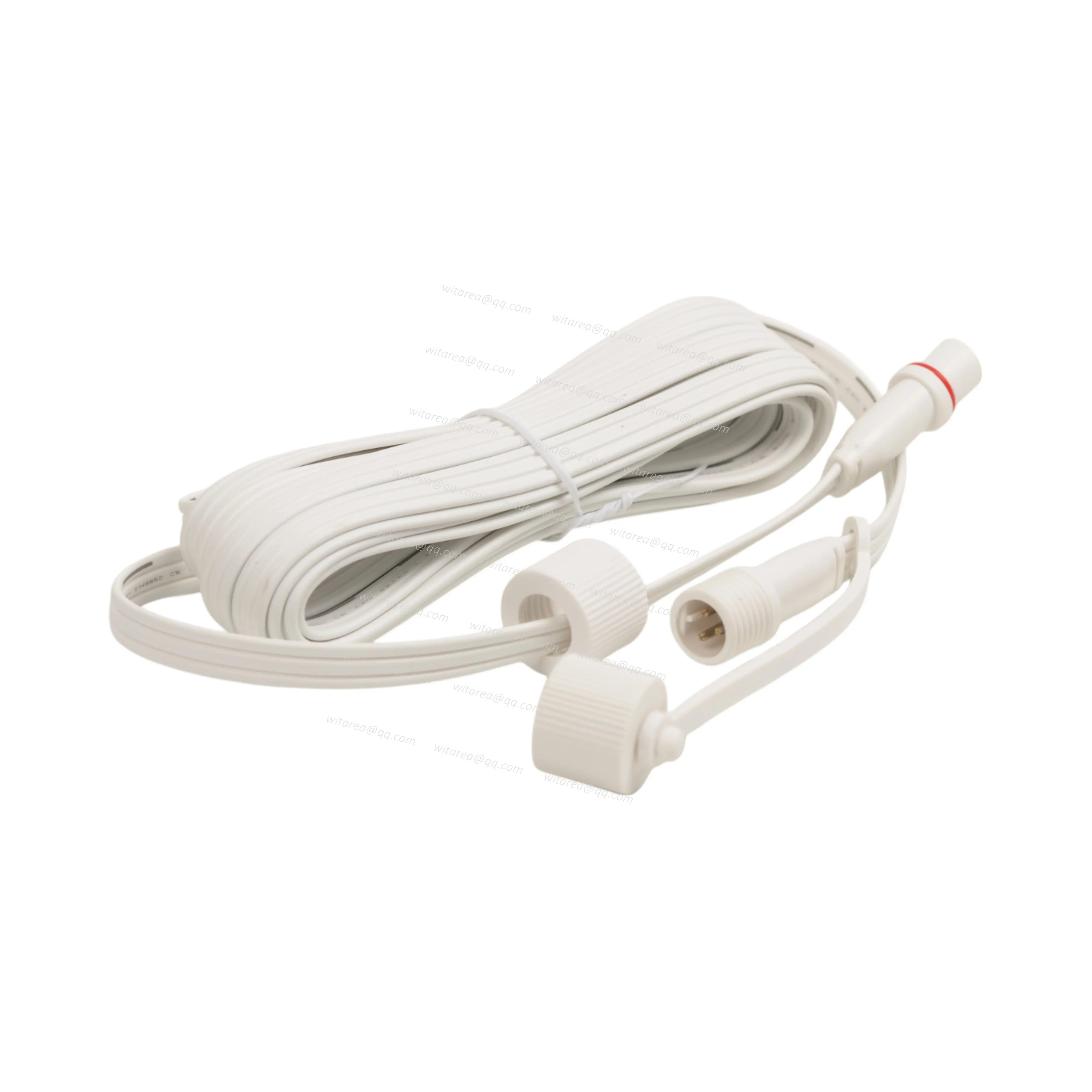Waterproof 3pin male Cable with screw nut to waterproof 3pin female cable