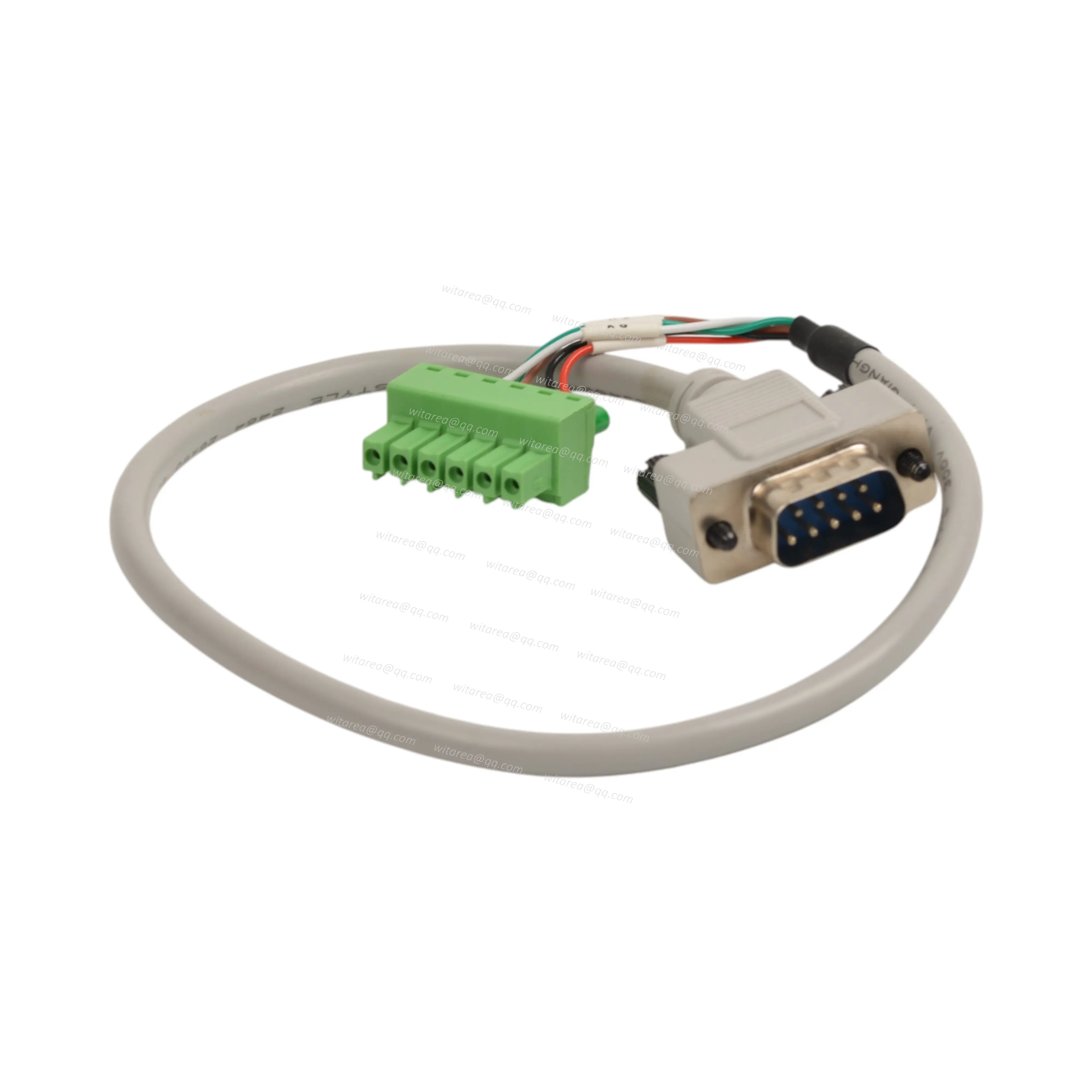 DB9 male to 6pin terminal block cable