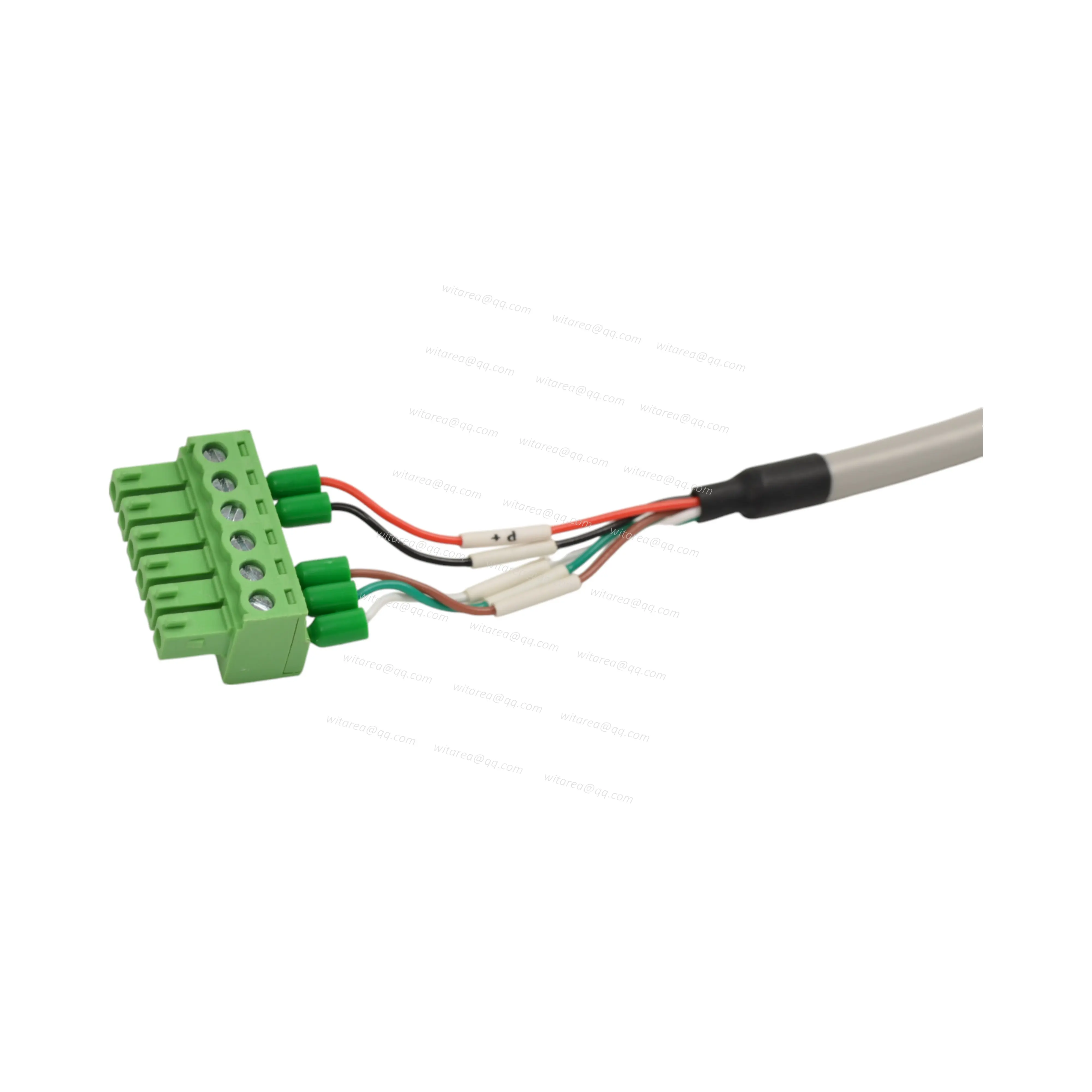 DB9 male to 6pin terminal block cable