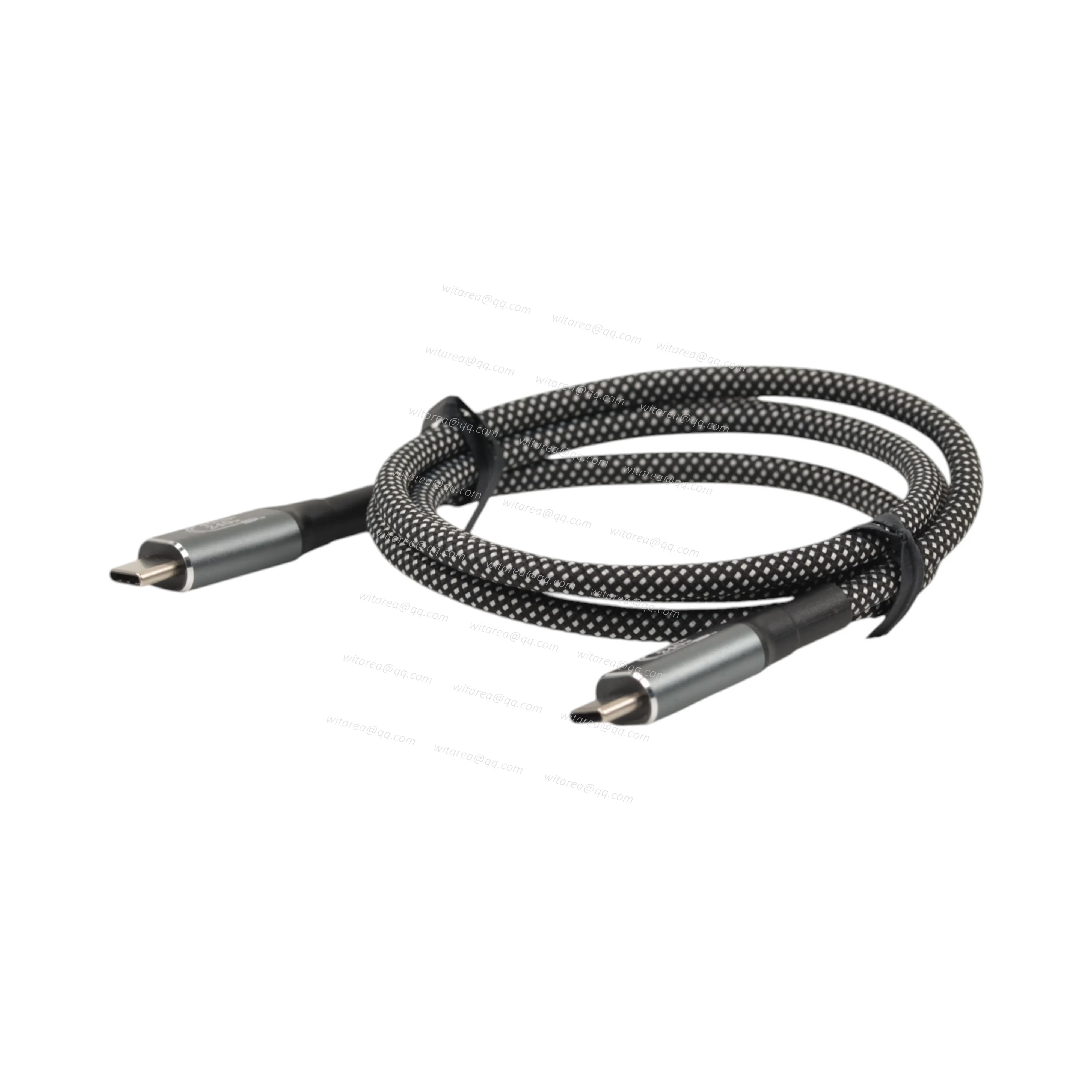 Type C3.0 male to Type C3.0 male cable with fabric braiding