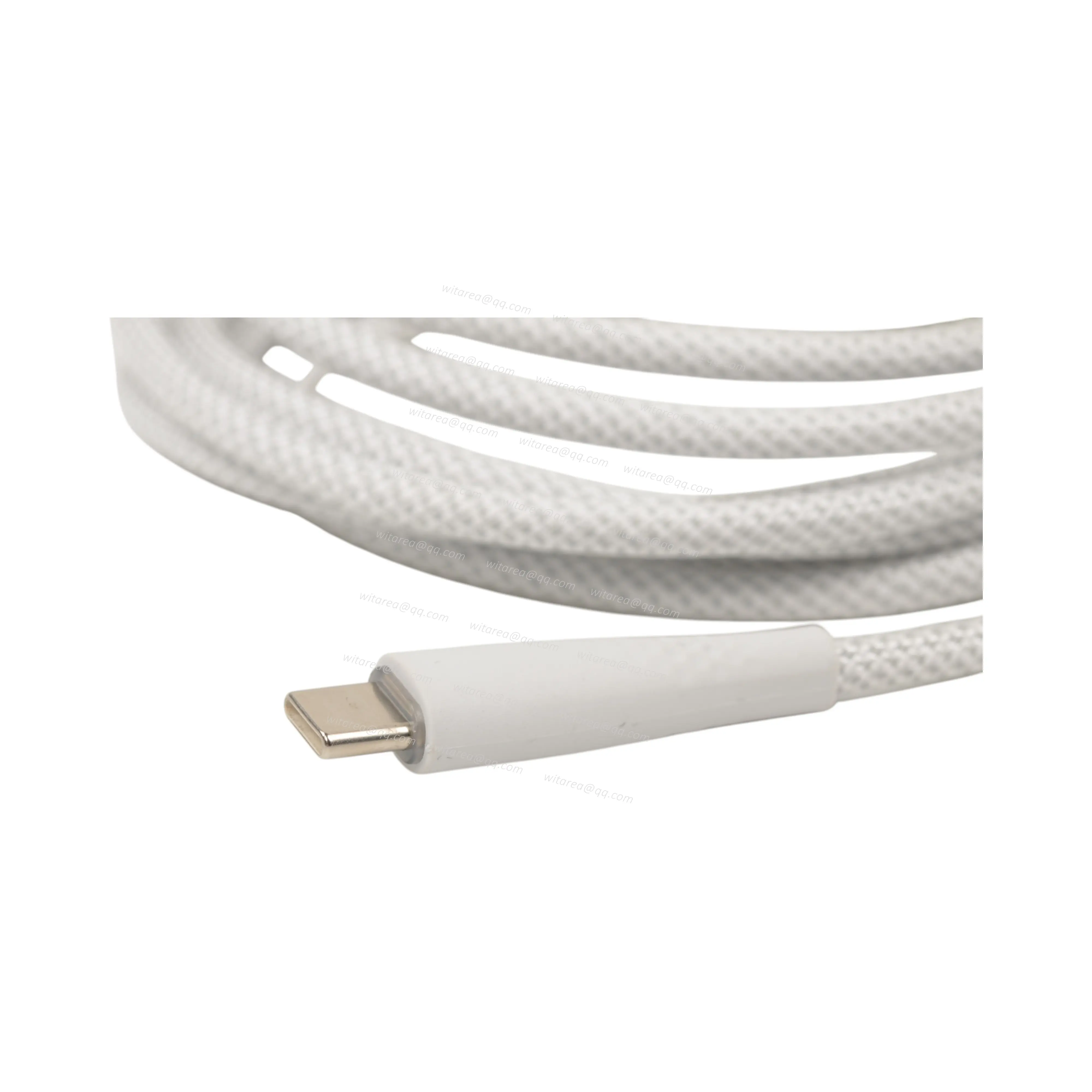 Type C3.0 male to Type C3.0 male cable with fabric braiding