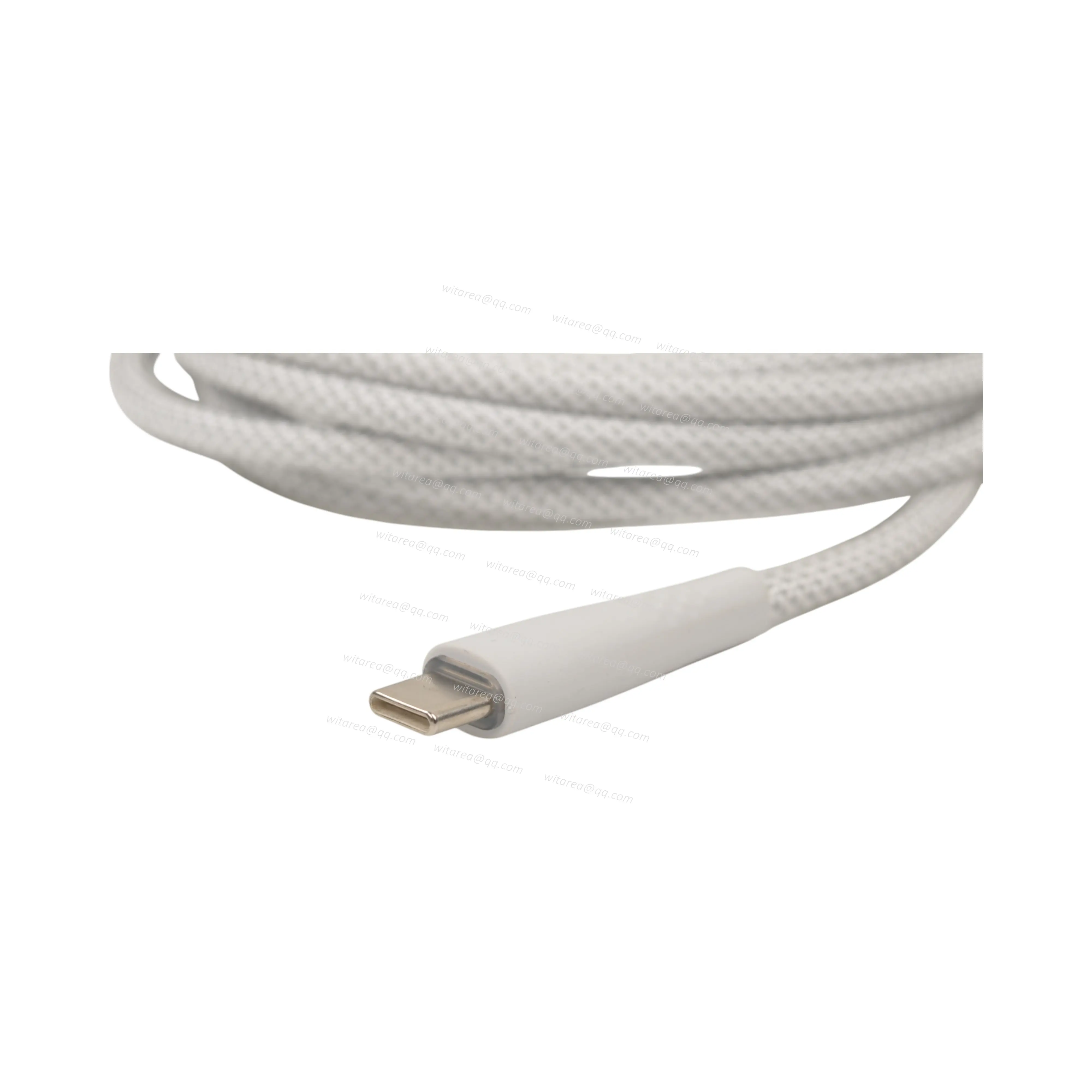 Type C3.0 male to Type C3.0 male cable with fabric braiding