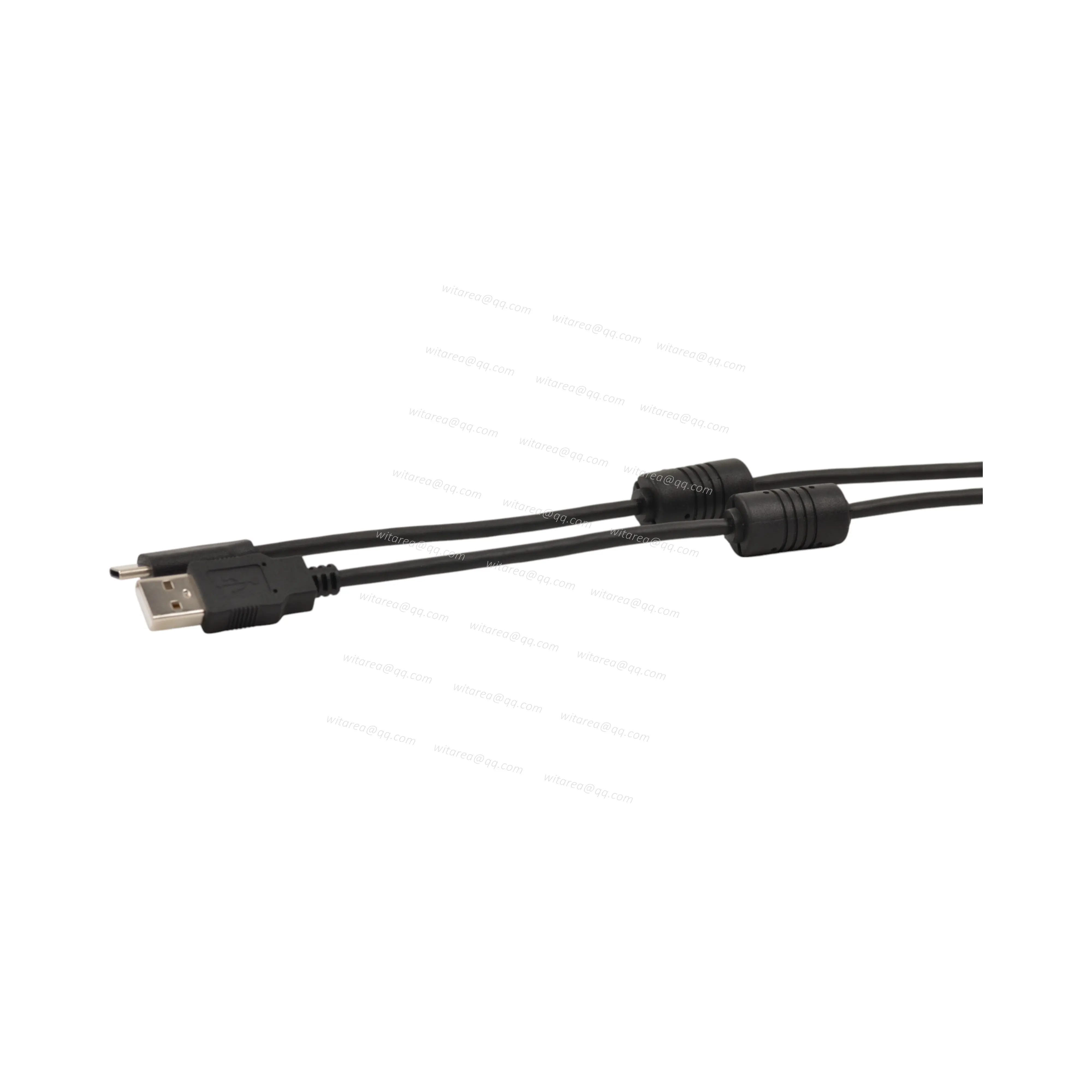 USB 2.0 AM To Type C Male Cable With Ferrite Bead