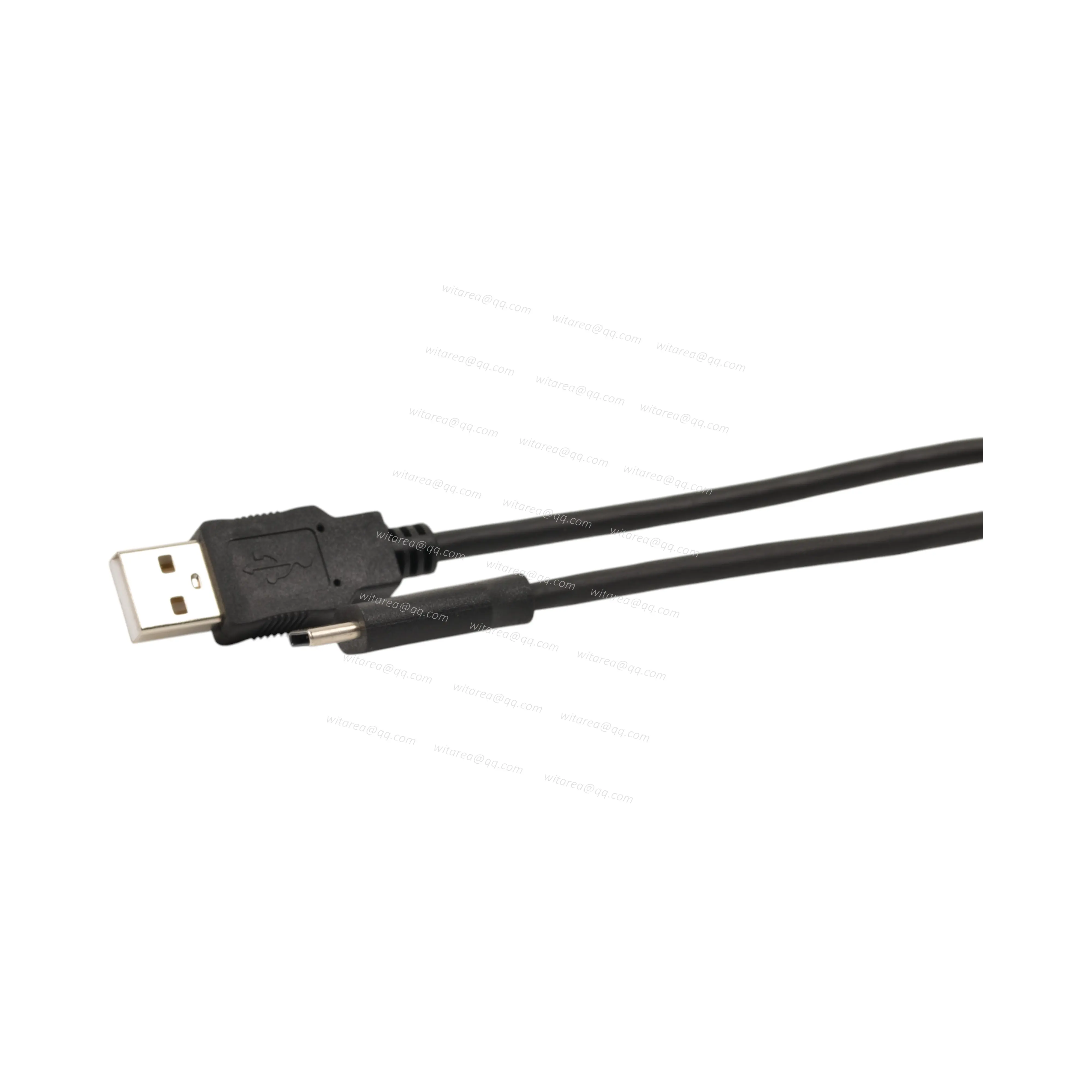 USB 2.0 AM To Type C Male Cable With Ferrite Bead