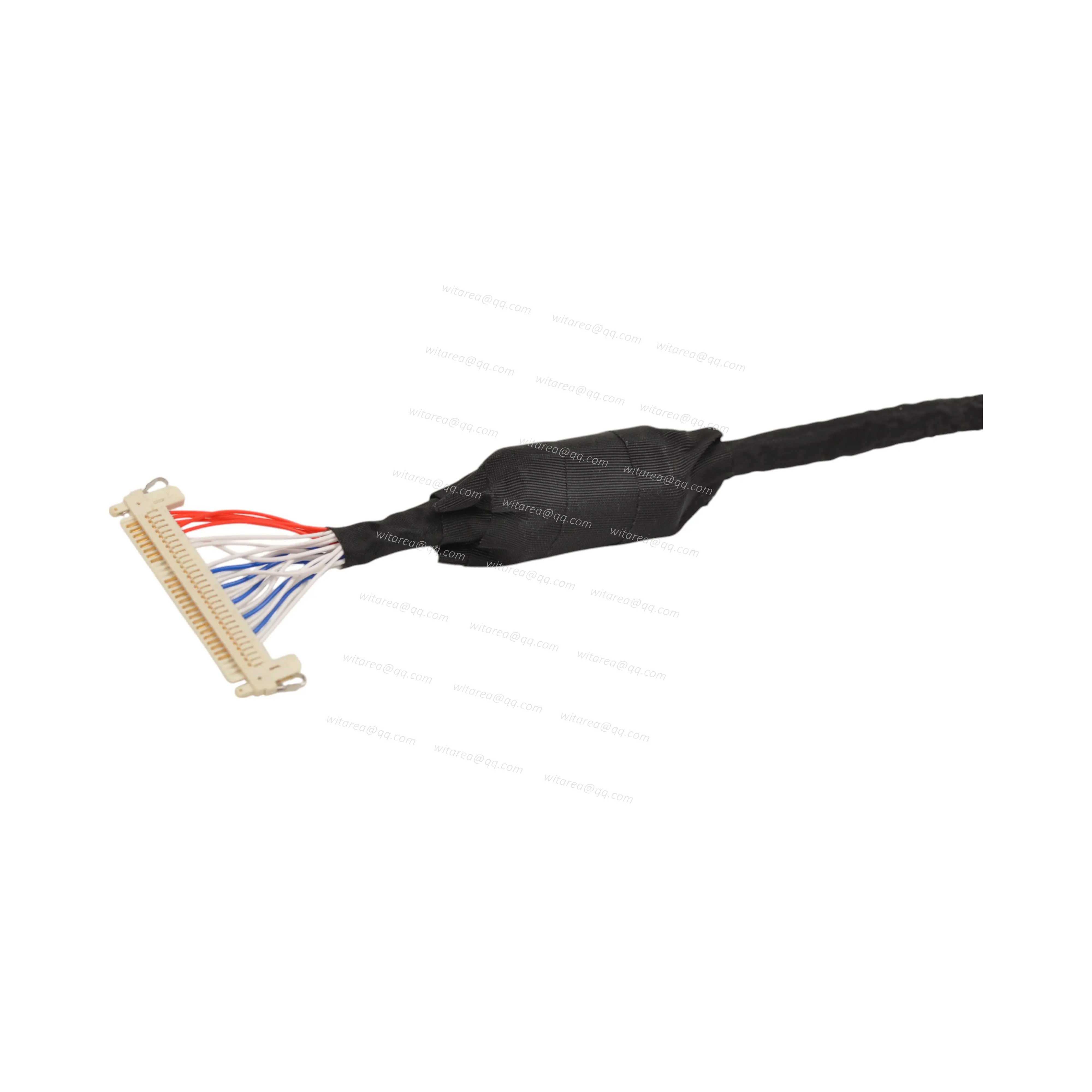 LVDS 30P To PHD 28P and Ring terminal with Ferrite Bead wire harness