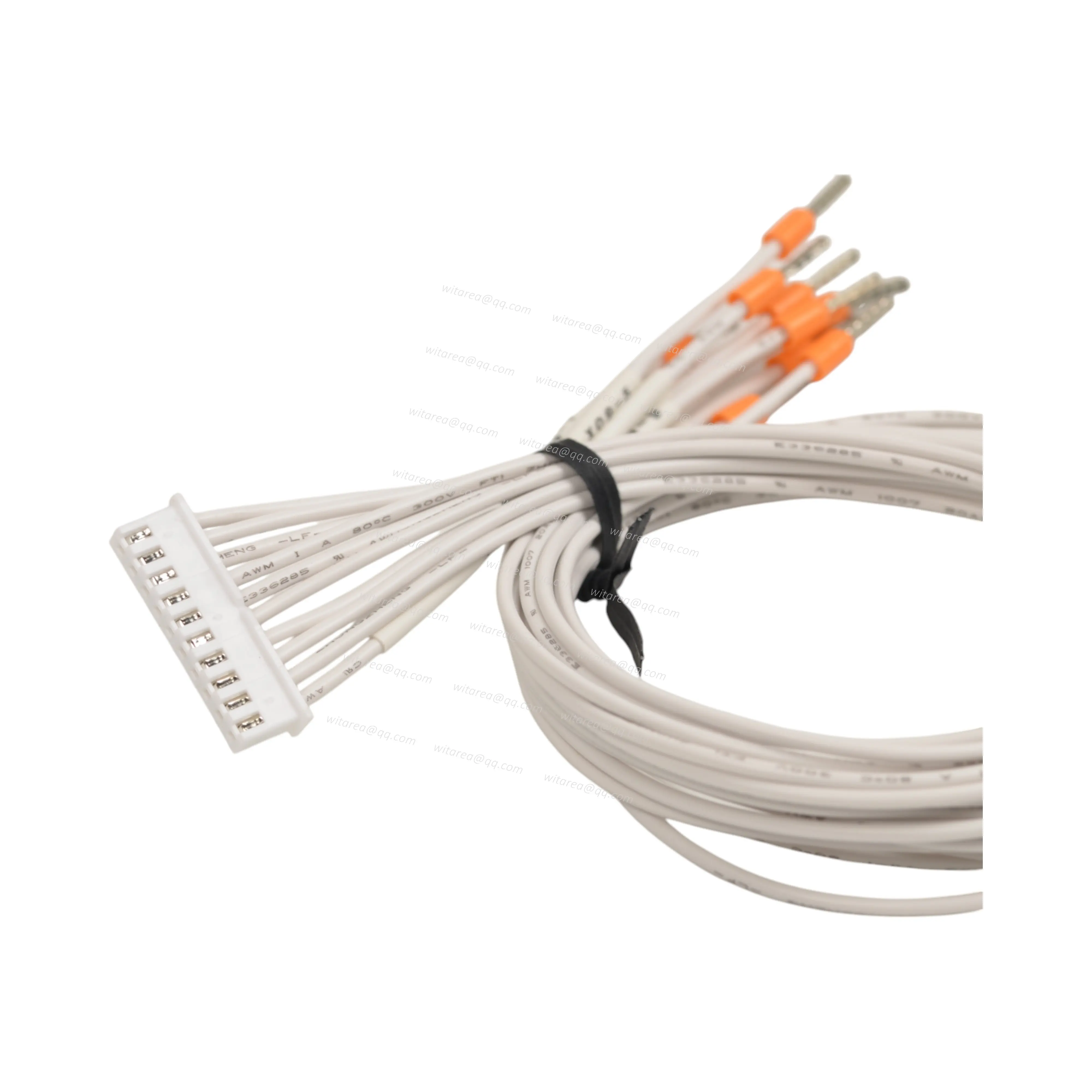 XH2.54 10P to ratchet crimp tubular terminal wire harness