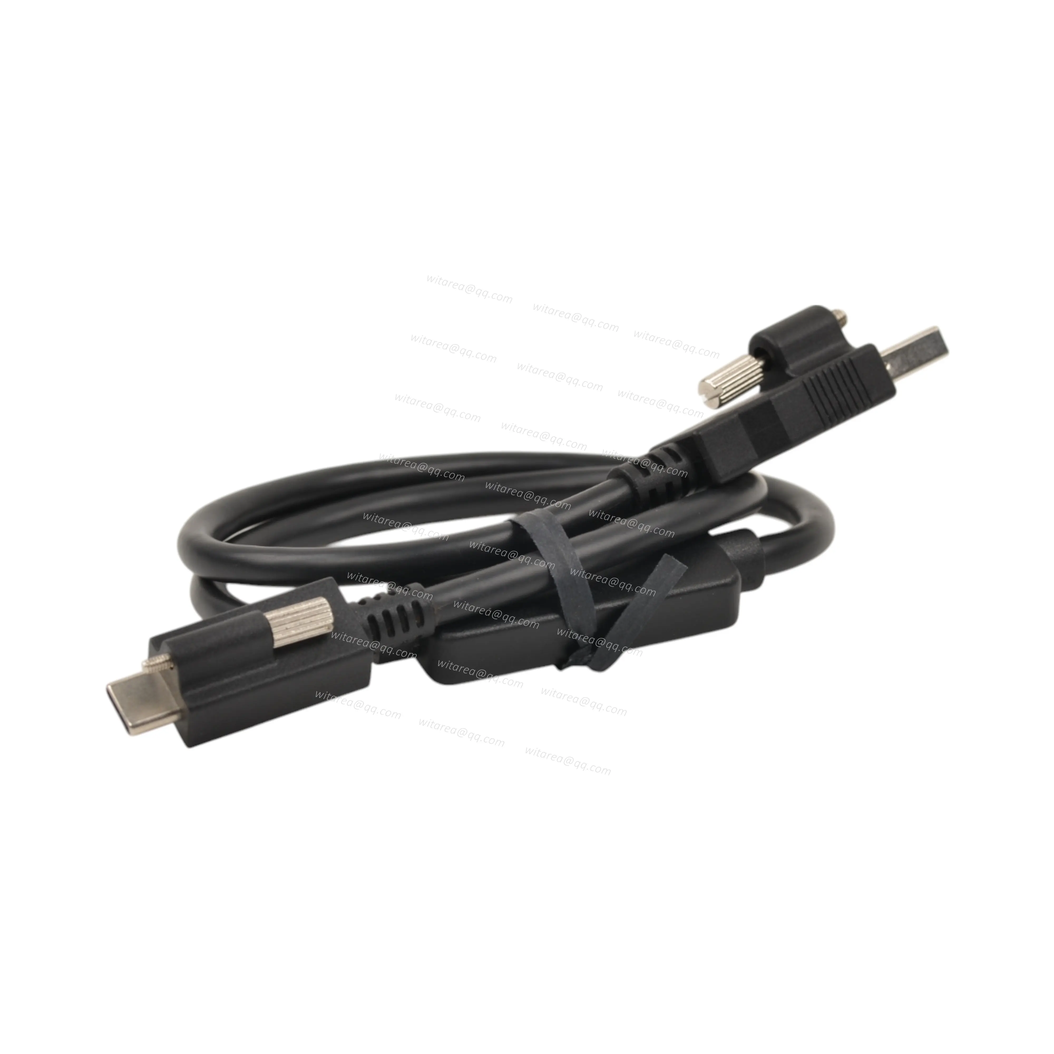 USB AM with single locking screw to USB CM with single locking screw cable with Embeded PCBA