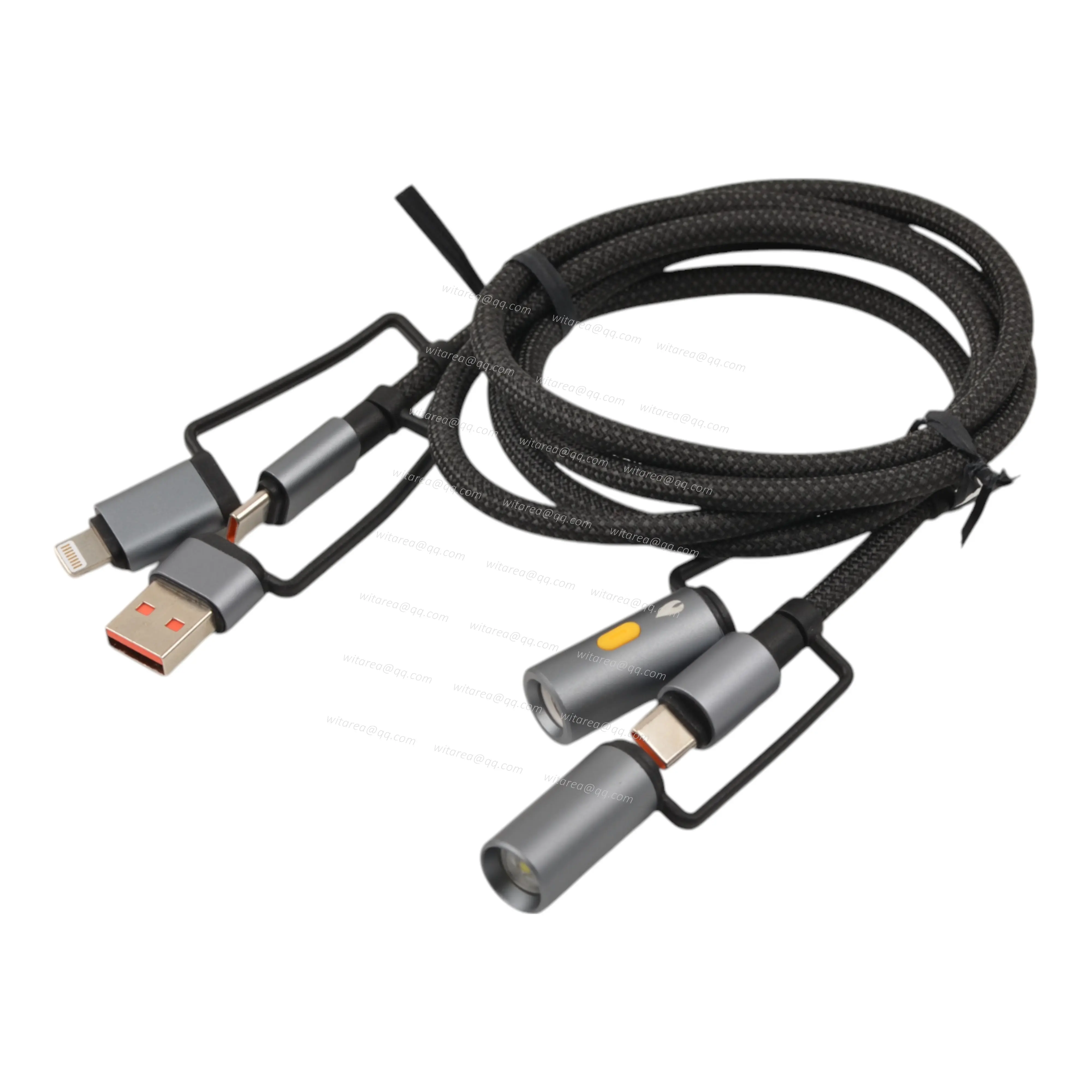 Professional 6-in-1 Multifunction Cable | LED Flashlight + Electric ...