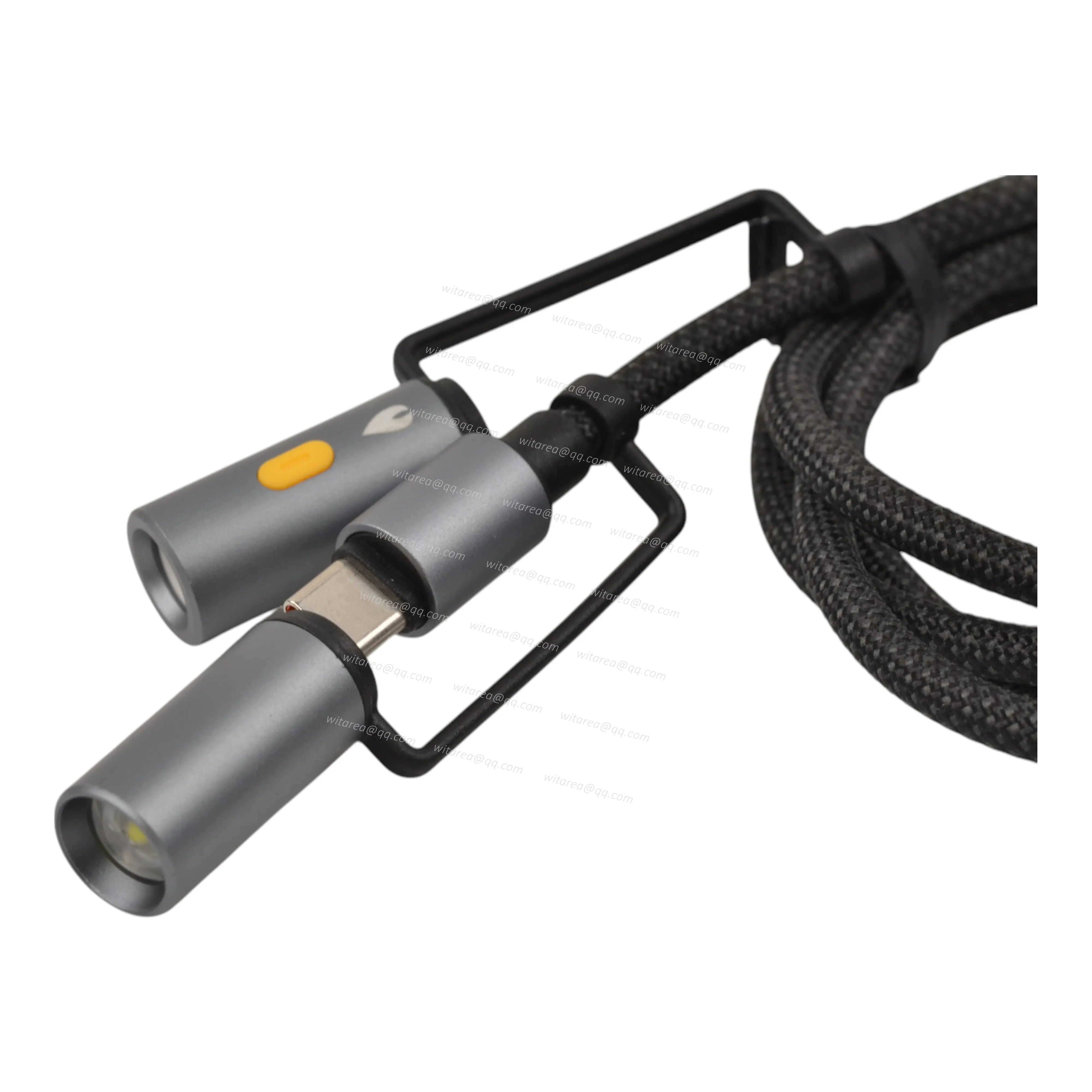6 in 1 USB C Cable with LED Flashlight and Electric Lighter