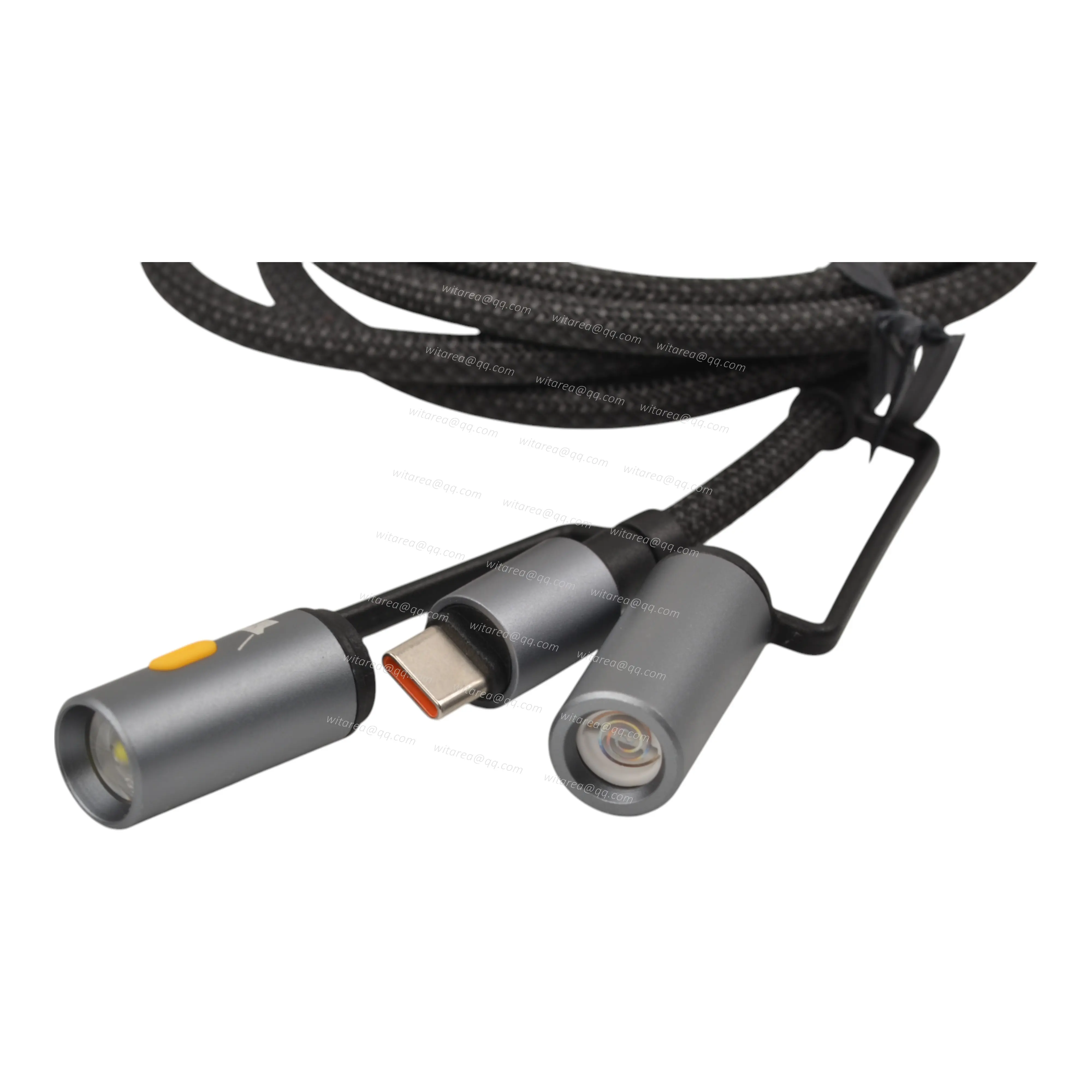6 in 1 USB C Cable with LED Flashlight and Electric Lighter